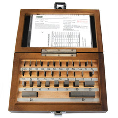 INSIZE Measuring Equipment Insize 32 Piece Steel Gauge Block Set Series 4100-232 Grade 2