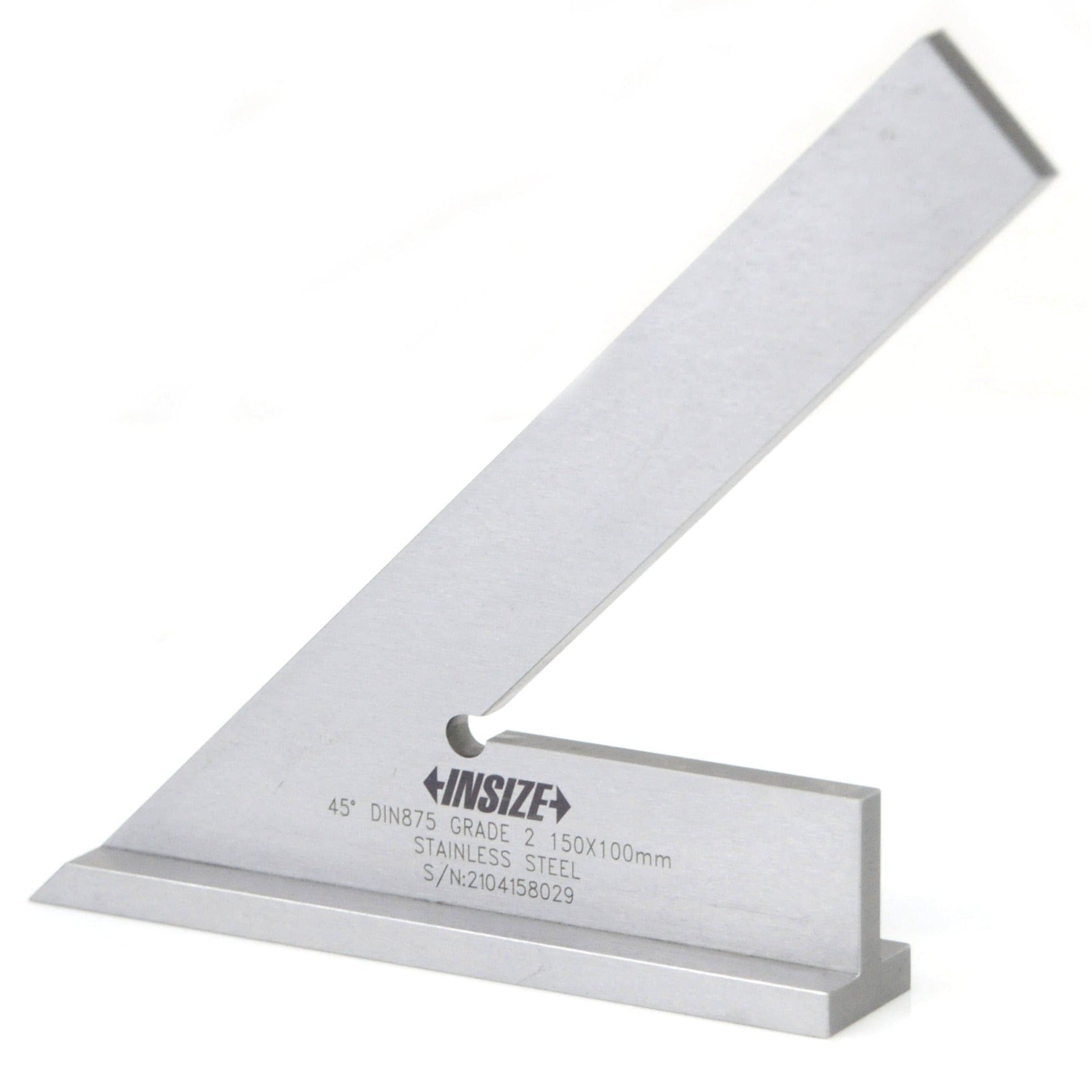 INSIZE Measuring Equipment Insize 45° Square 150x100mm Range Series 4747-150