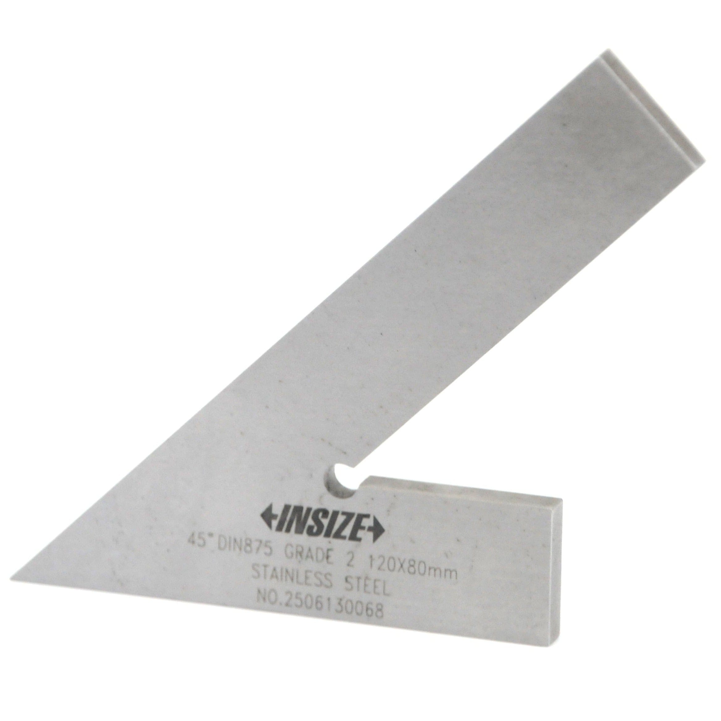 INSIZE Measuring Equipment Insize 45° Square Range Series 120x80mm Series 4745-1120