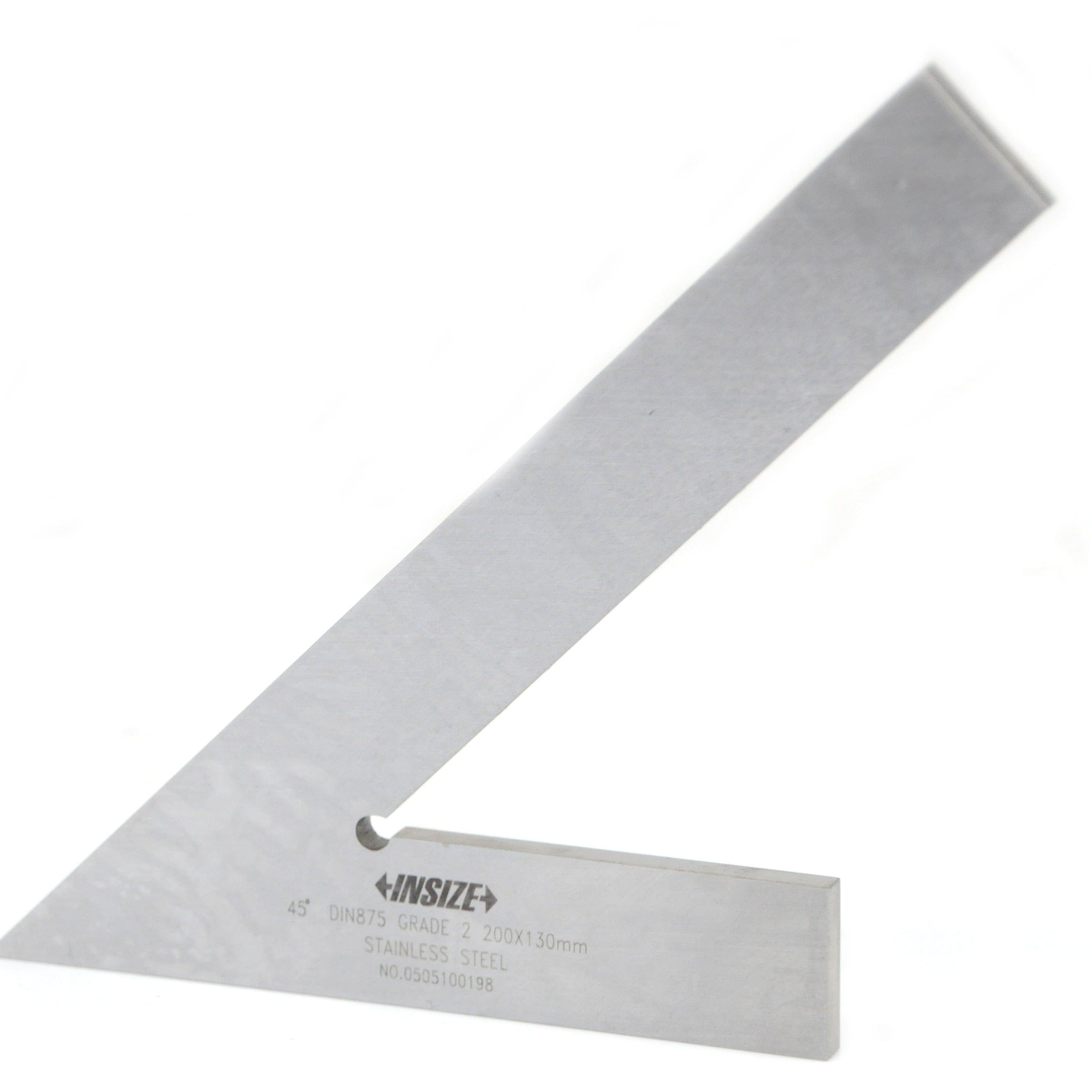 INSIZE Measuring Equipment Insize 45° Square Range Series 200x130mm Series 4745-1200
