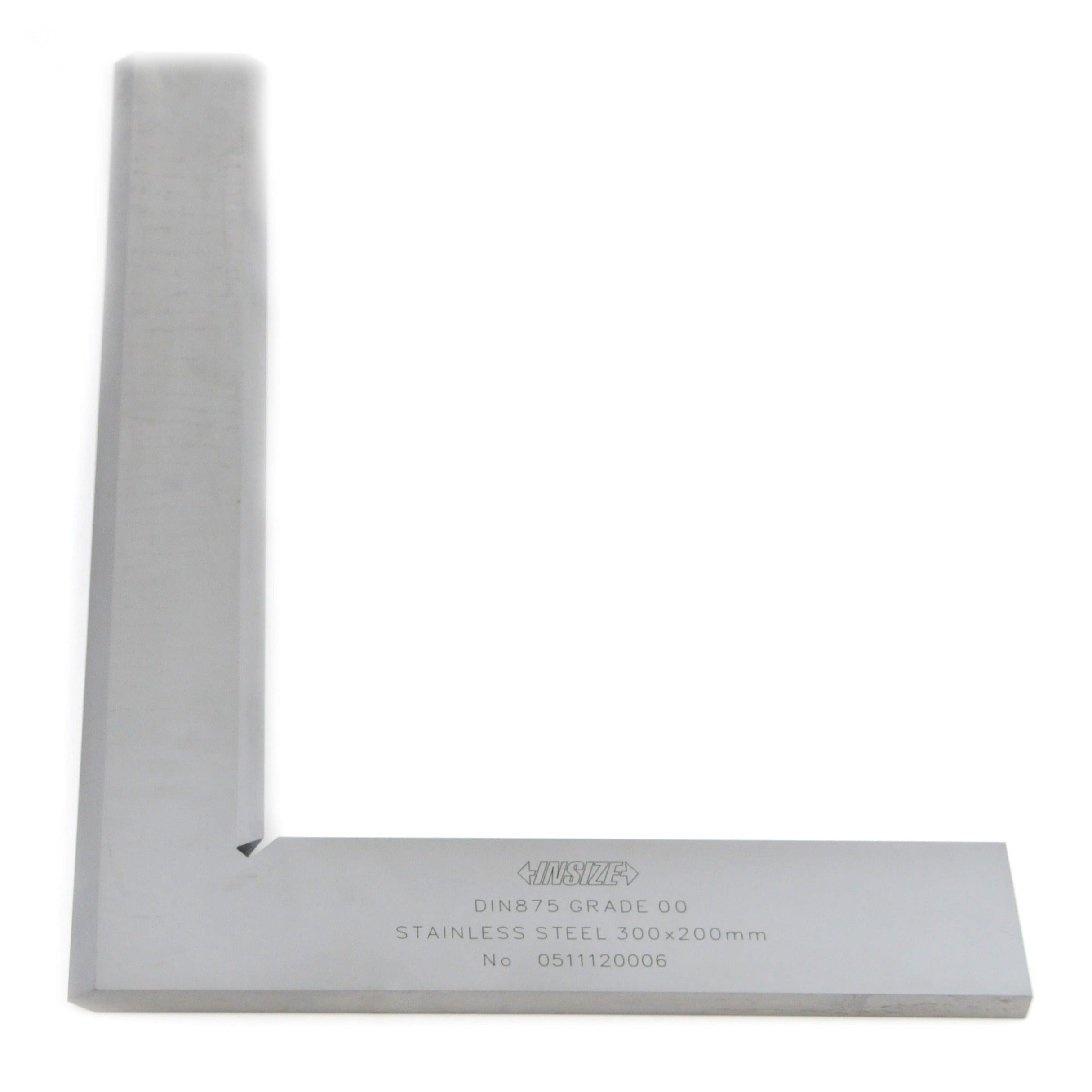INSIZE Measuring Equipment Insize 90° Bevelled Edge Square 300x200mm Range Series 4790-0300