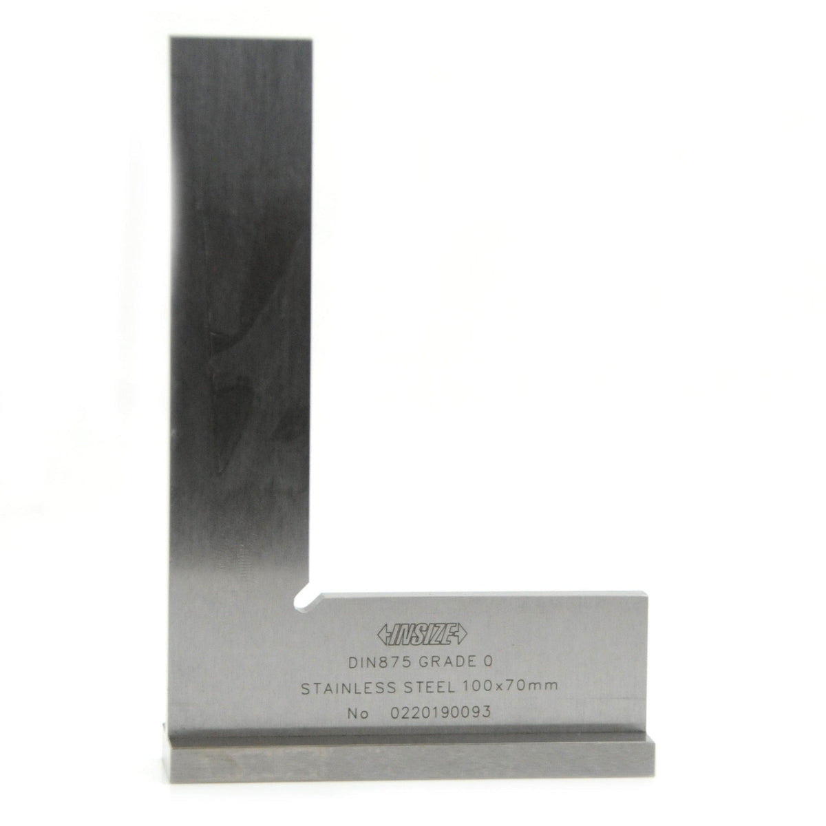 INSIZE Measuring Equipment Insize 90° Flat Edge Square 100x70mm Range Series 4793-100