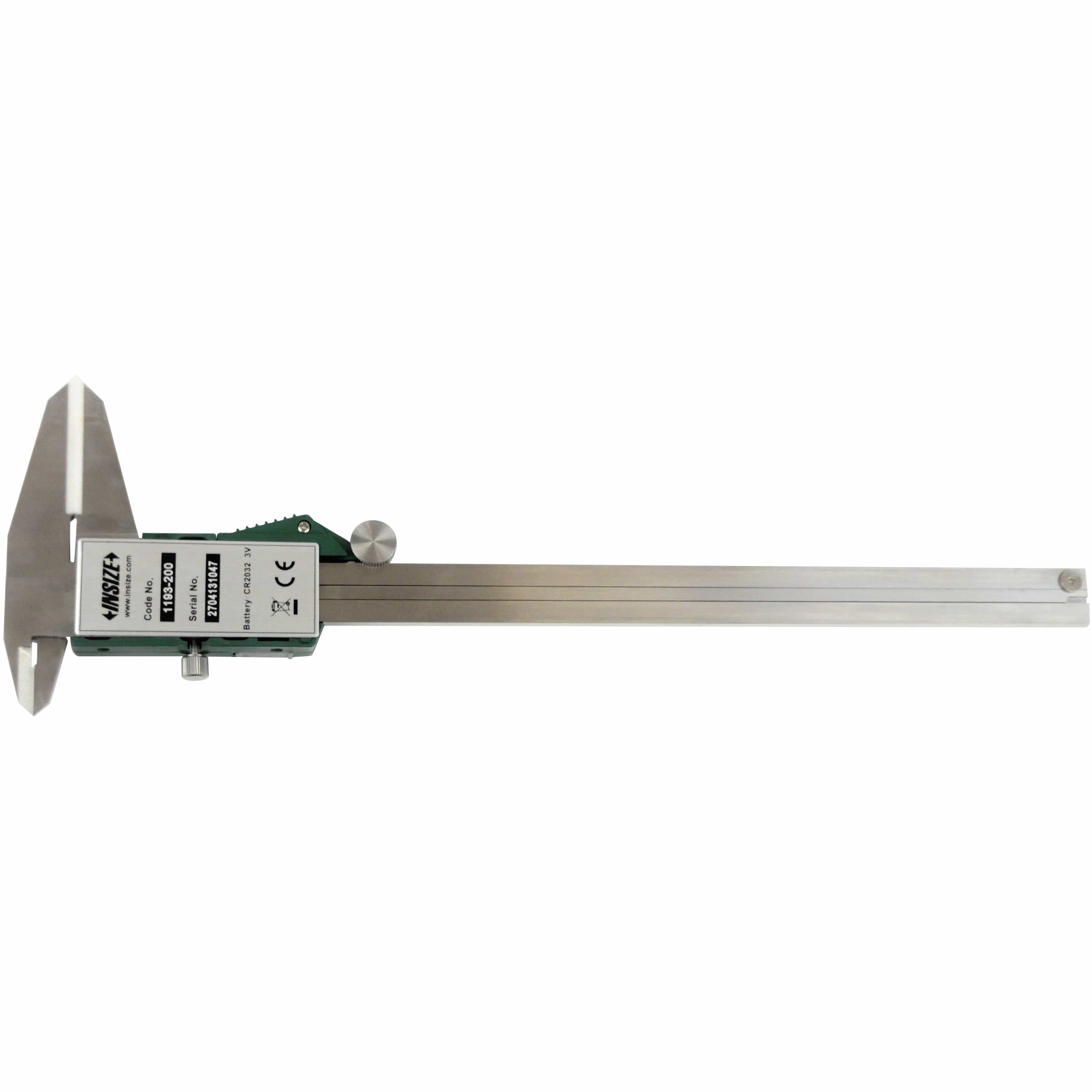 INSIZE Measuring Equipment Insize Digital Caliper With Ceramic Tipped Jaws Range Series 1193-200