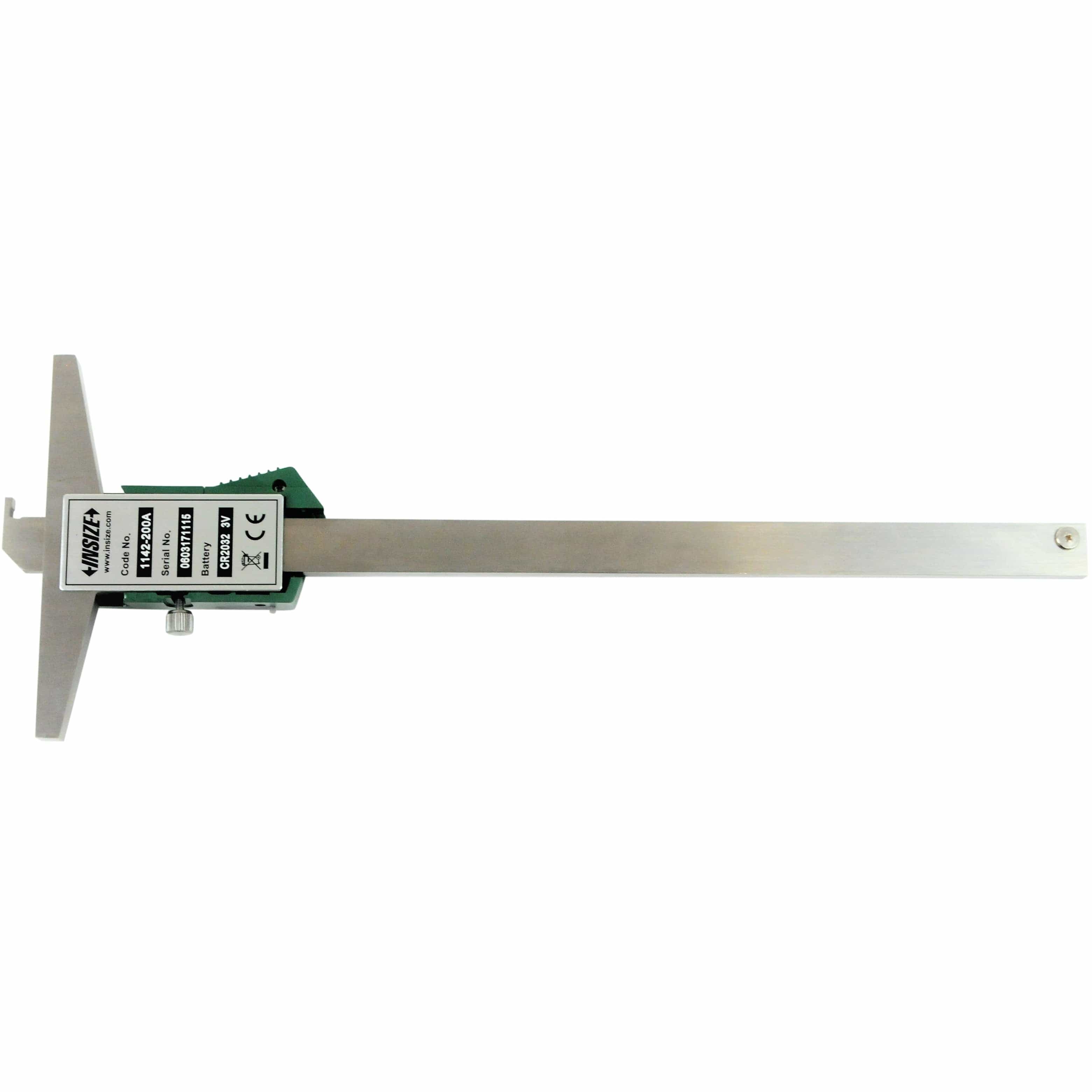INSIZE Measuring Equipment Insize Digital Hook Depth Gauge 0-200mm / 0-8" Range Series 1142-200A