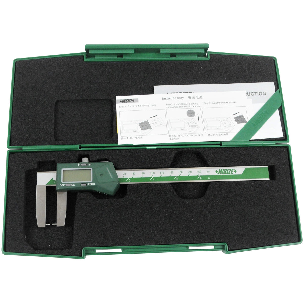 INSIZE Measuring Equipment Insize Digital Outside Point Caliper 0-150mm/0-6" Range Series 1185-150A