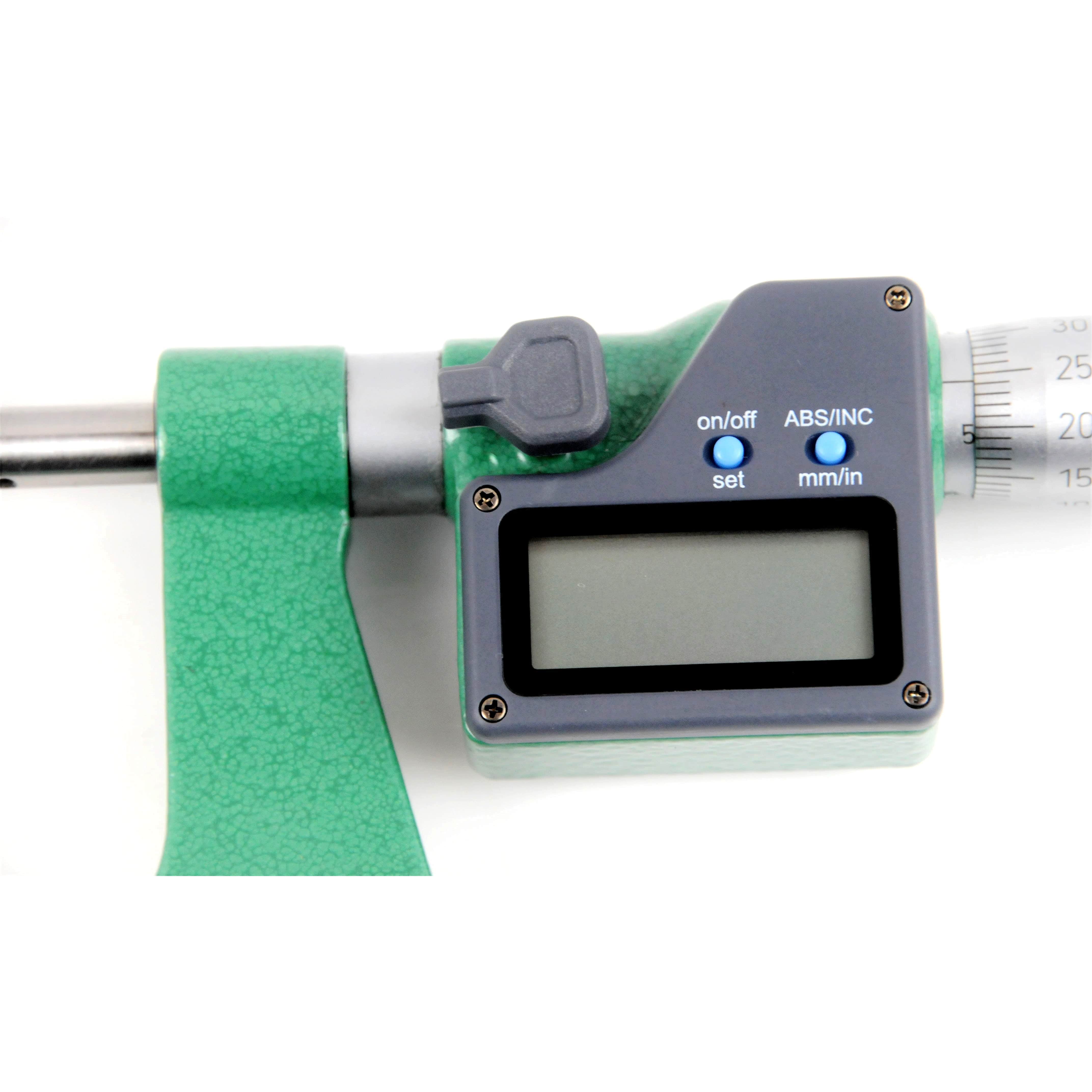 INSIZE Measuring Equipment Insize Digital Screw Thread Micrometer 50-75mm/2-3" Range Series 3581-75A
