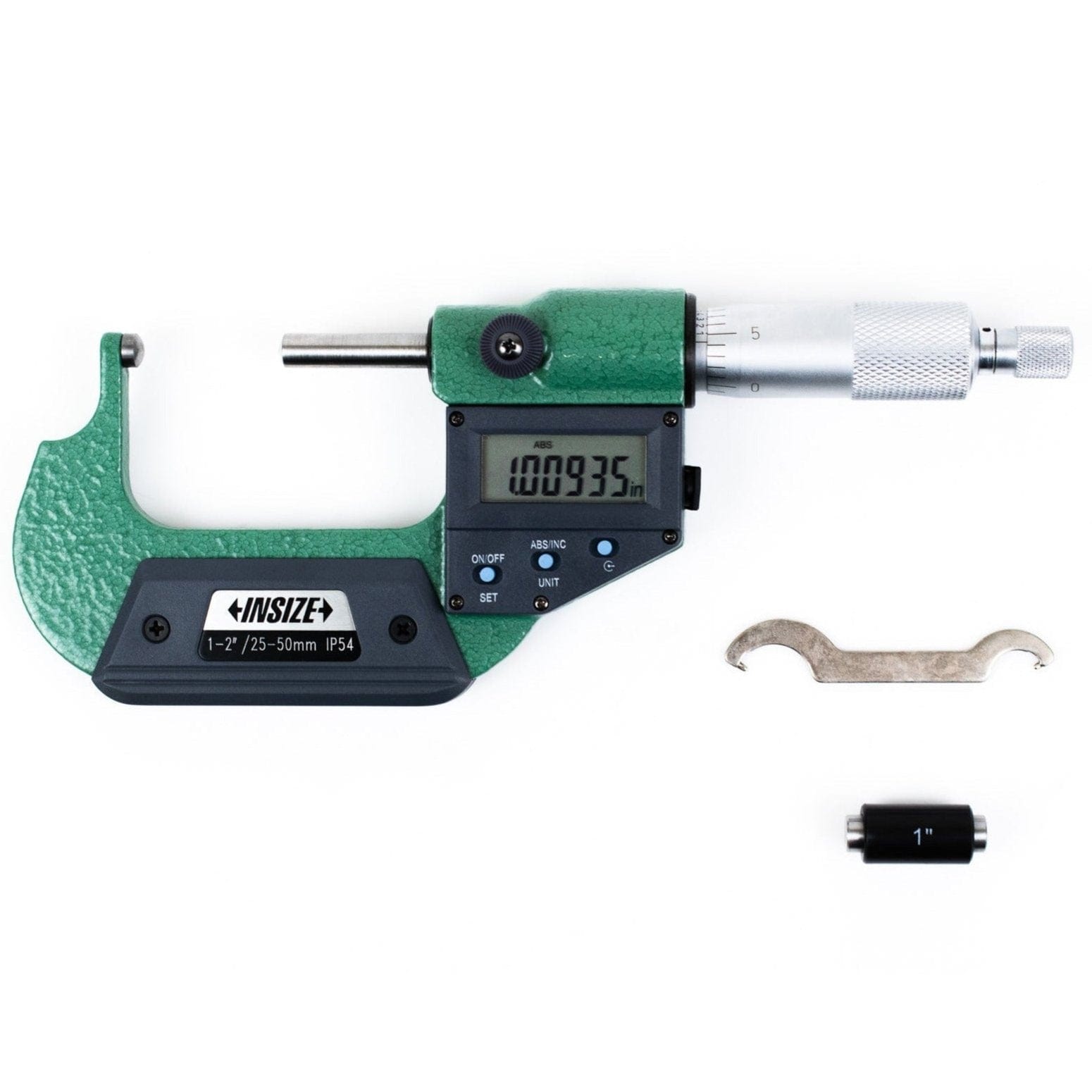 INSIZE Measuring Equipment Insize Digital Spherical Anvil Tube Micrometer 25-50mm/1-2" Range Series 3560-50SE
