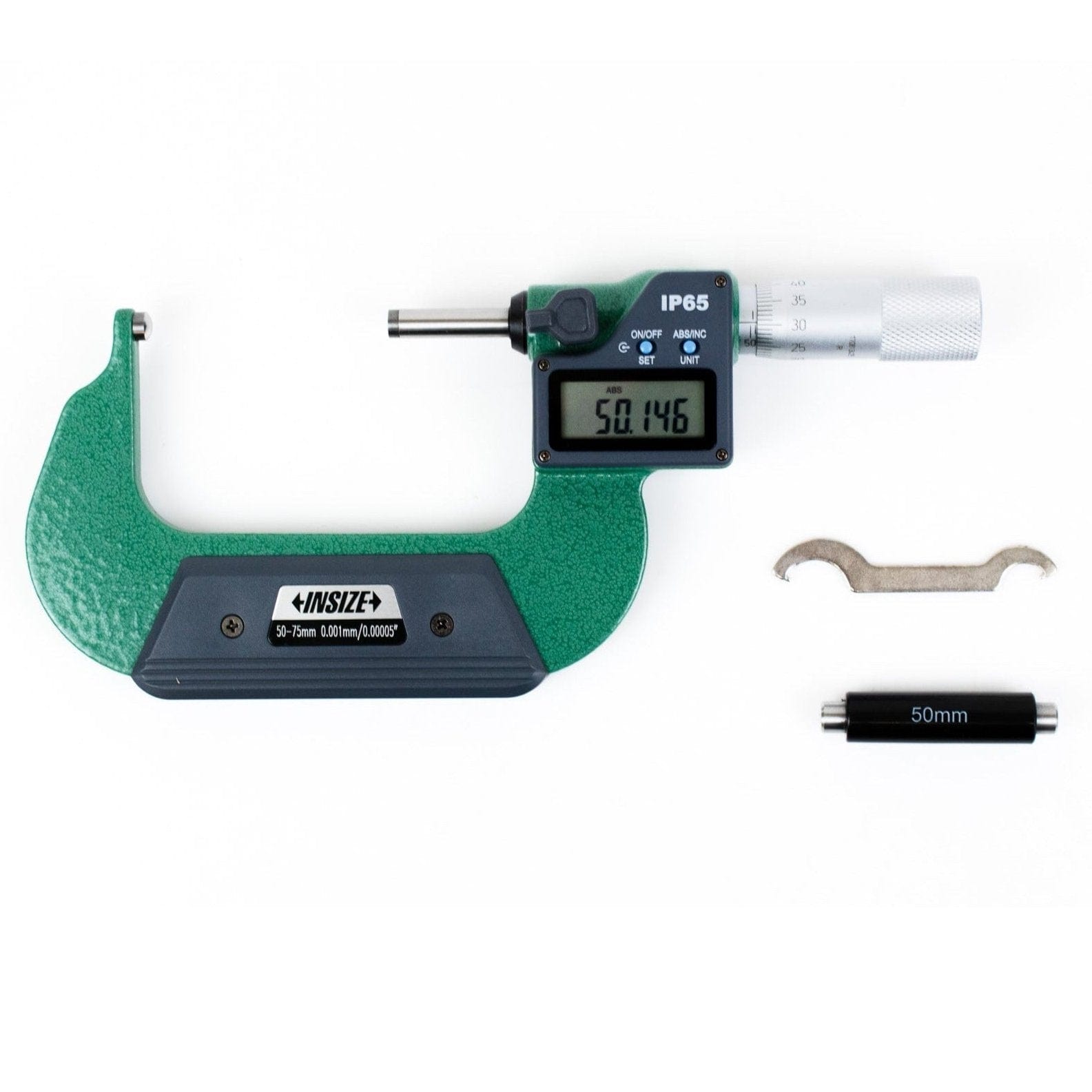 INSIZE Measuring Equipment Insize Digital Spherical Anvil Tube Micrometer 50-75mm/2-3" Range Series 3560-75A