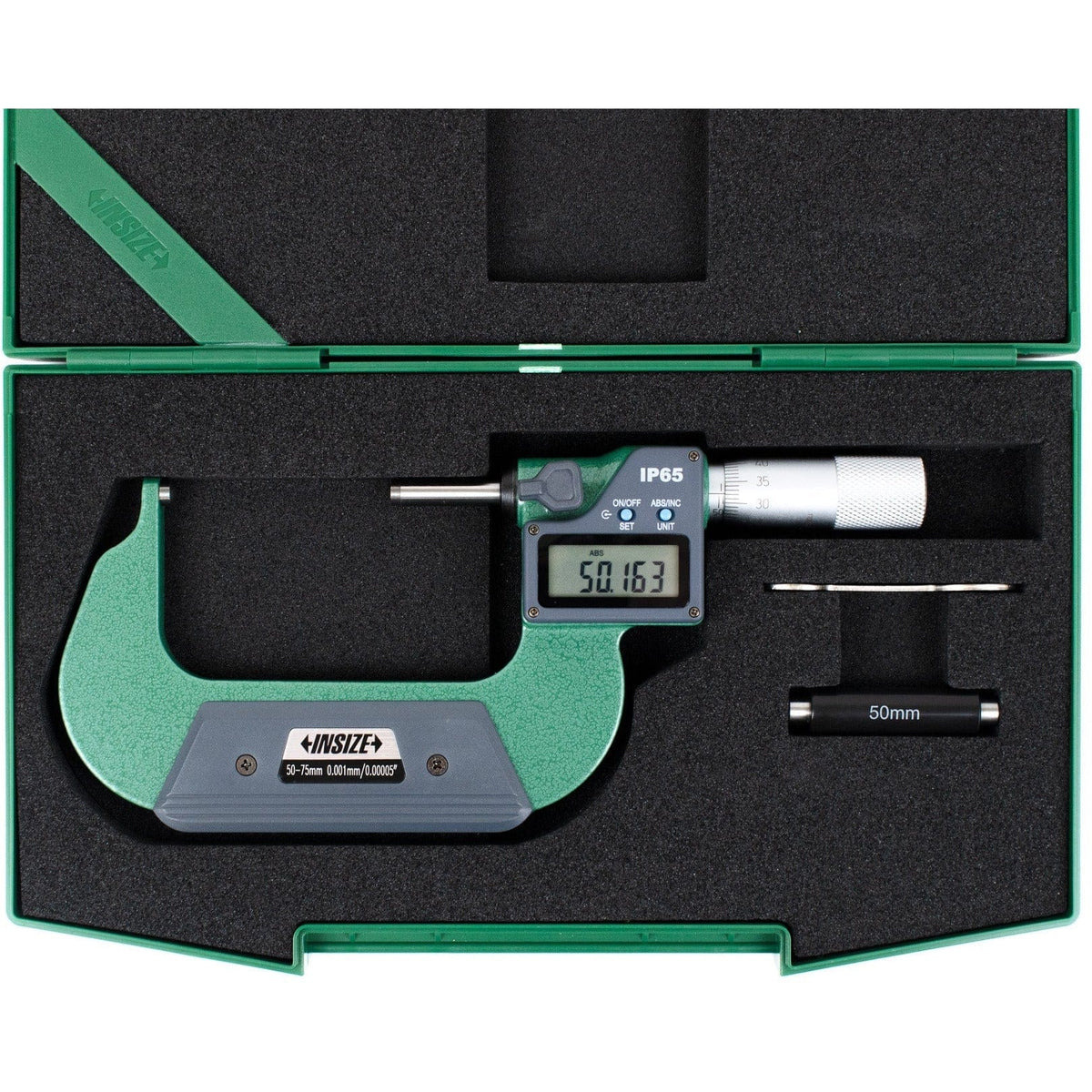 INSIZE Measuring Equipment Insize Digital Spherical Anvil Tube Micrometer 50-75mm/2-3" Range Series 3560-75A