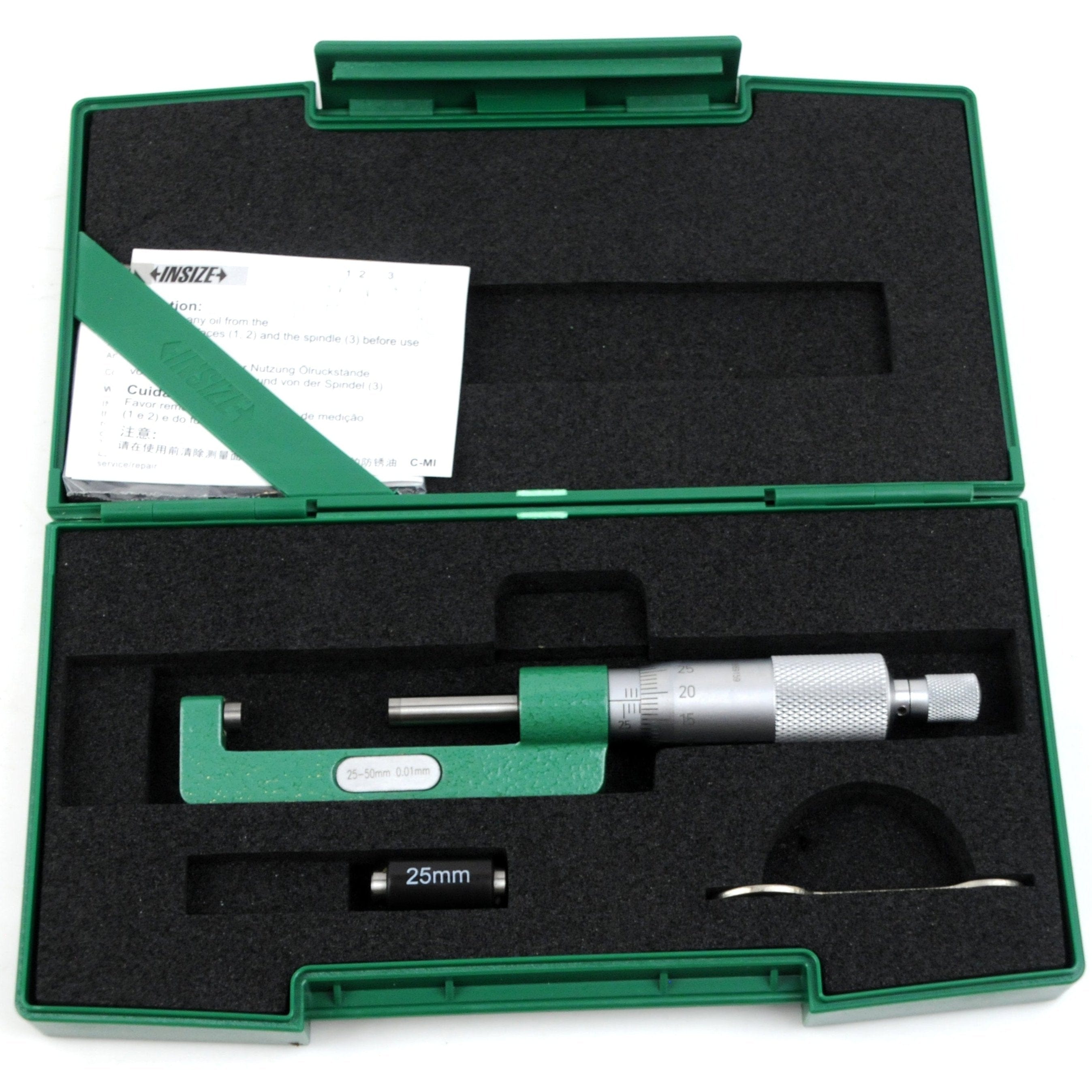 INSIZE Measuring Equipment Insize Hub Micrometer 25-50mm Range Series 3292-50
