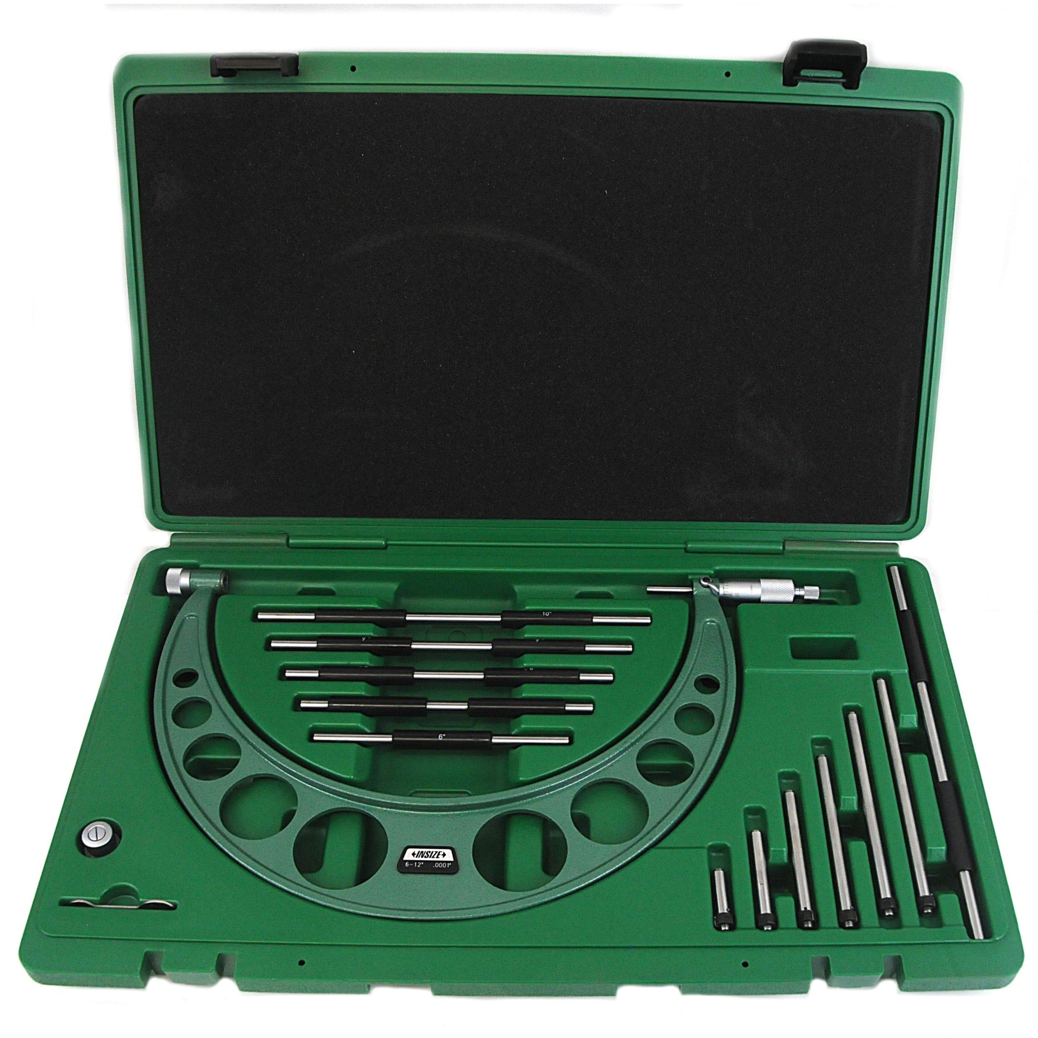 INSIZE Measuring Equipment Insize Imperial Outside Micrometer 6-12" Range Series 3206-12