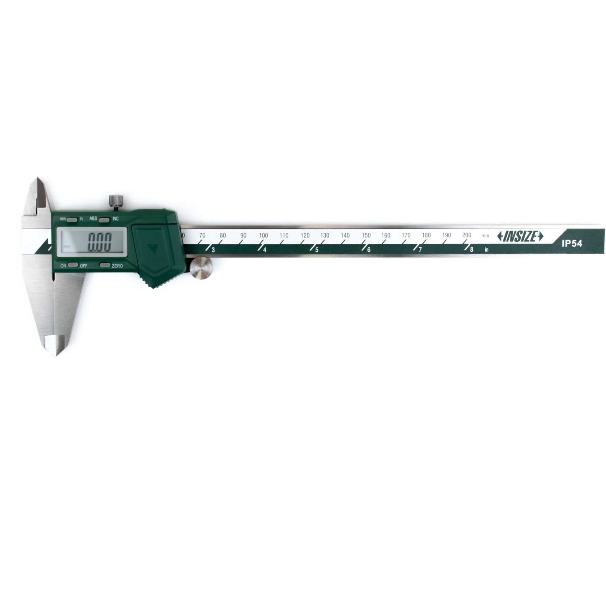 INSIZE Measuring Equipment INSIZE IP54 Digital Caliper 0-200mm/0-8" Range Series 1104-200