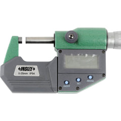 INSIZE Measuring Equipment Insize IP65 Digital Outside Micrometer 0-25mm / 0-1" Range Series 3101-25FA