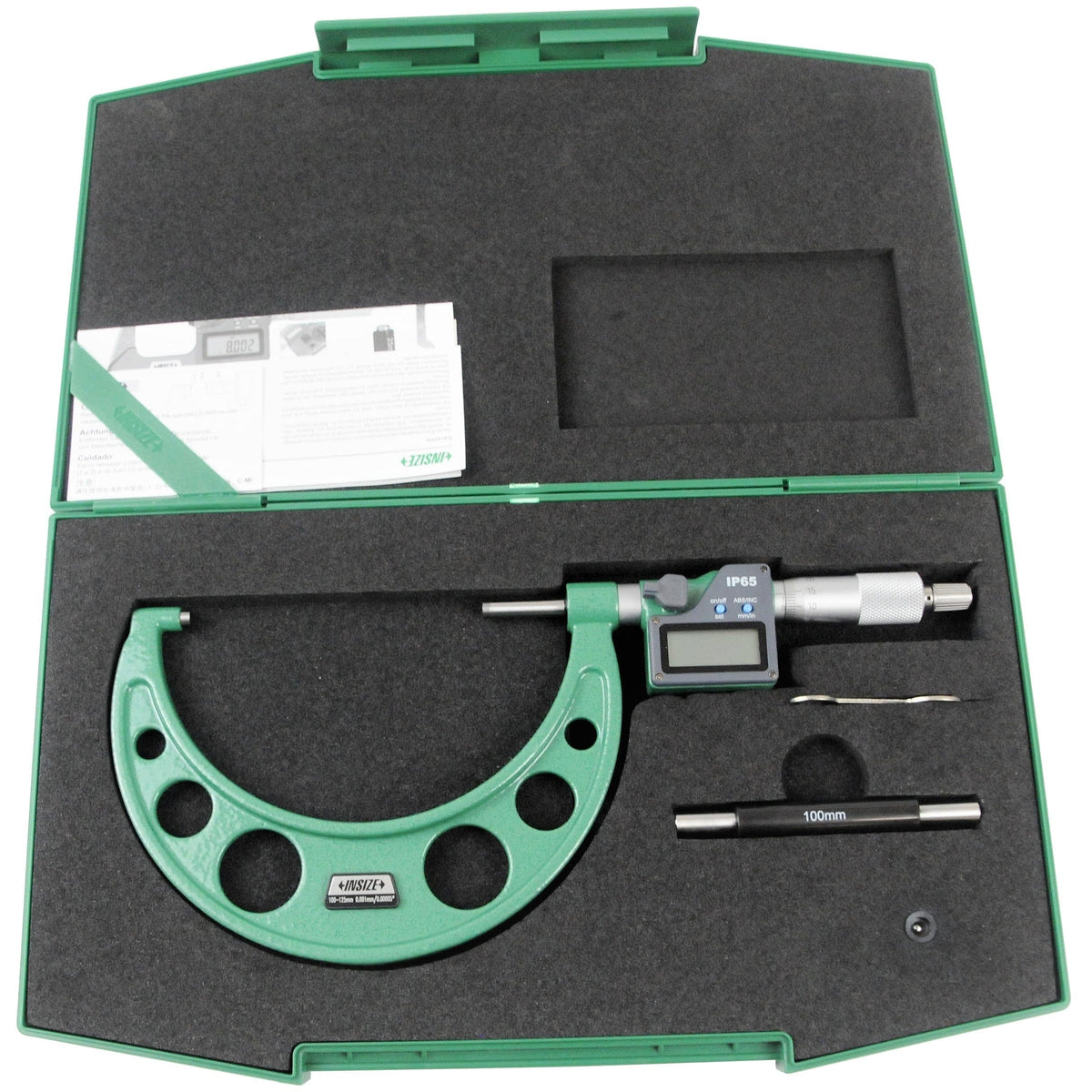 INSIZE Measuring Equipment Insize IP65 Digital Outside Micrometer 100-125mm / 4-5" Range Series 3101-125A