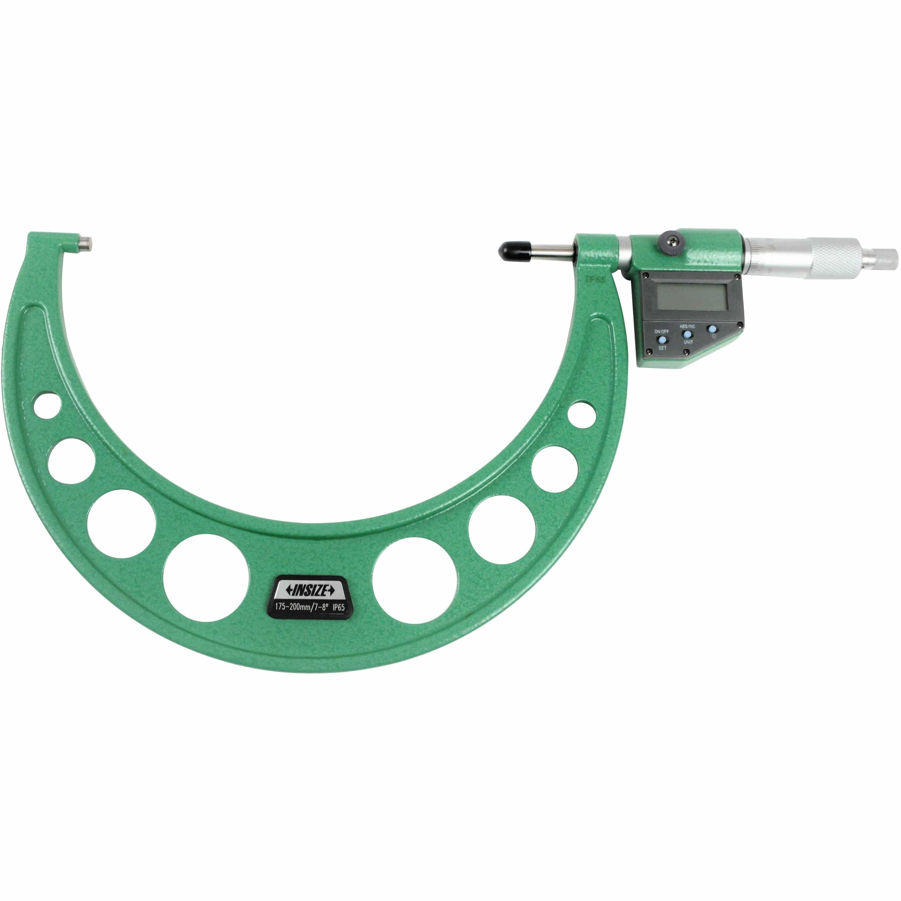 INSIZE Measuring Equipment Insize IP65 Digital Outside Micrometer 175-200mm / 7-8 Range Series 3101-200A