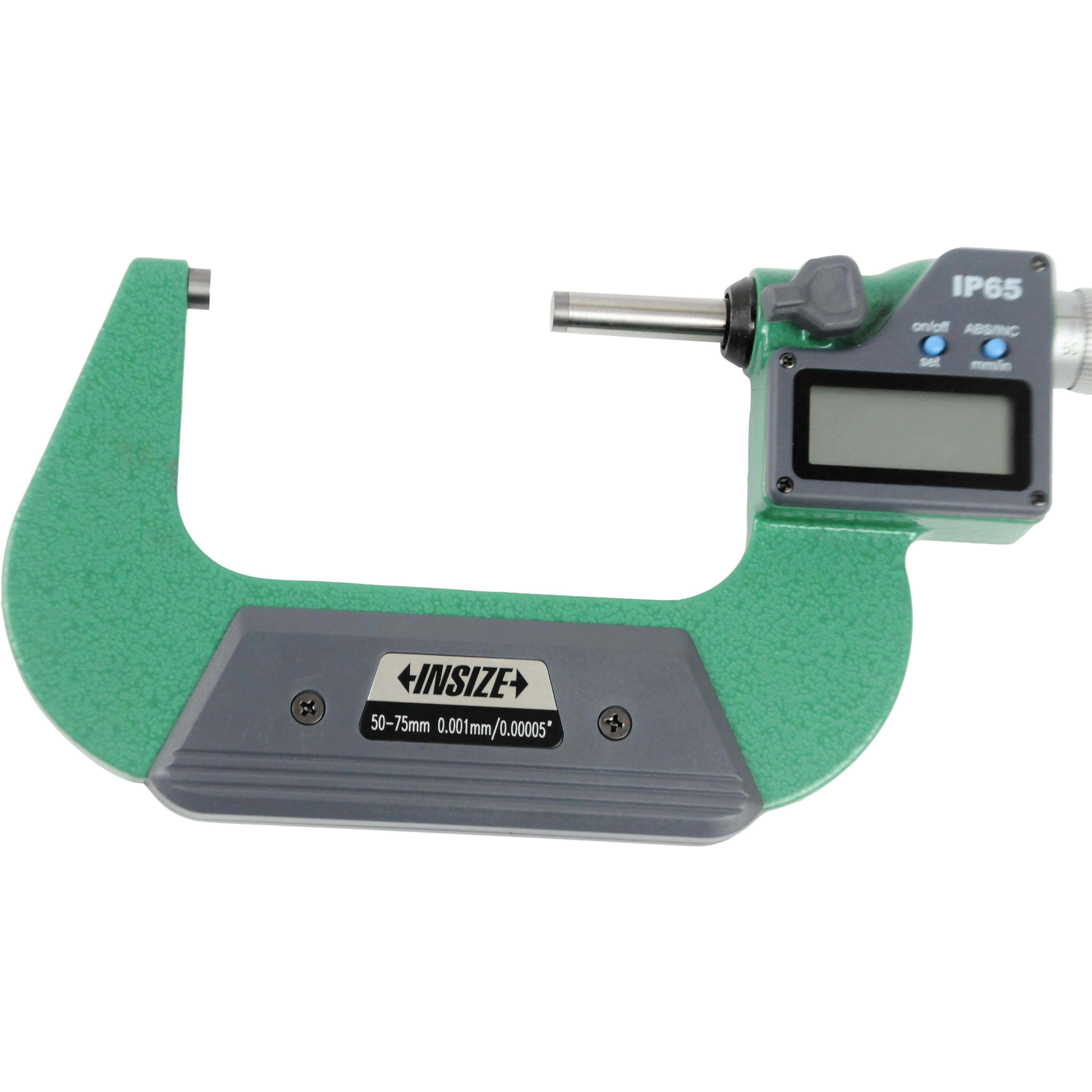 INSIZE Measuring Equipment Insize IP65 Digital Outside Micrometer 50-75mm / 2-3" Range Series 3101-75A