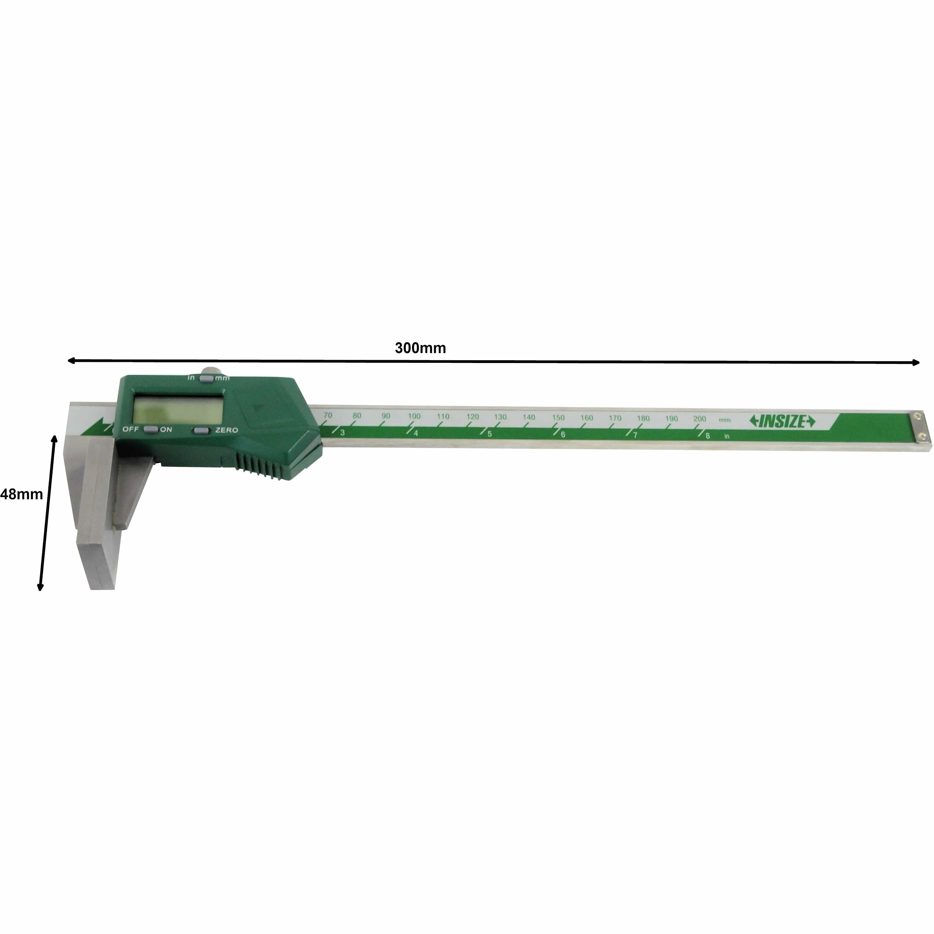 INSIZE Measuring Equipment Insize Large Face Digital Caliper 0-200mm/0-8" Range Series 1172-200