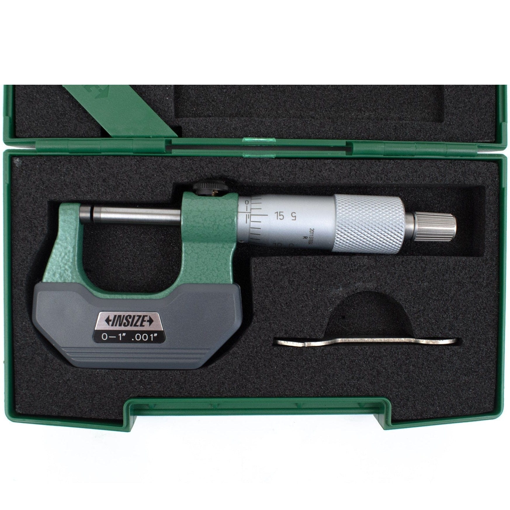 INSIZE Measuring Equipment Insize Left Hand/Right Hand Outside Micrometer 0-1" Range Series 3236-1B
