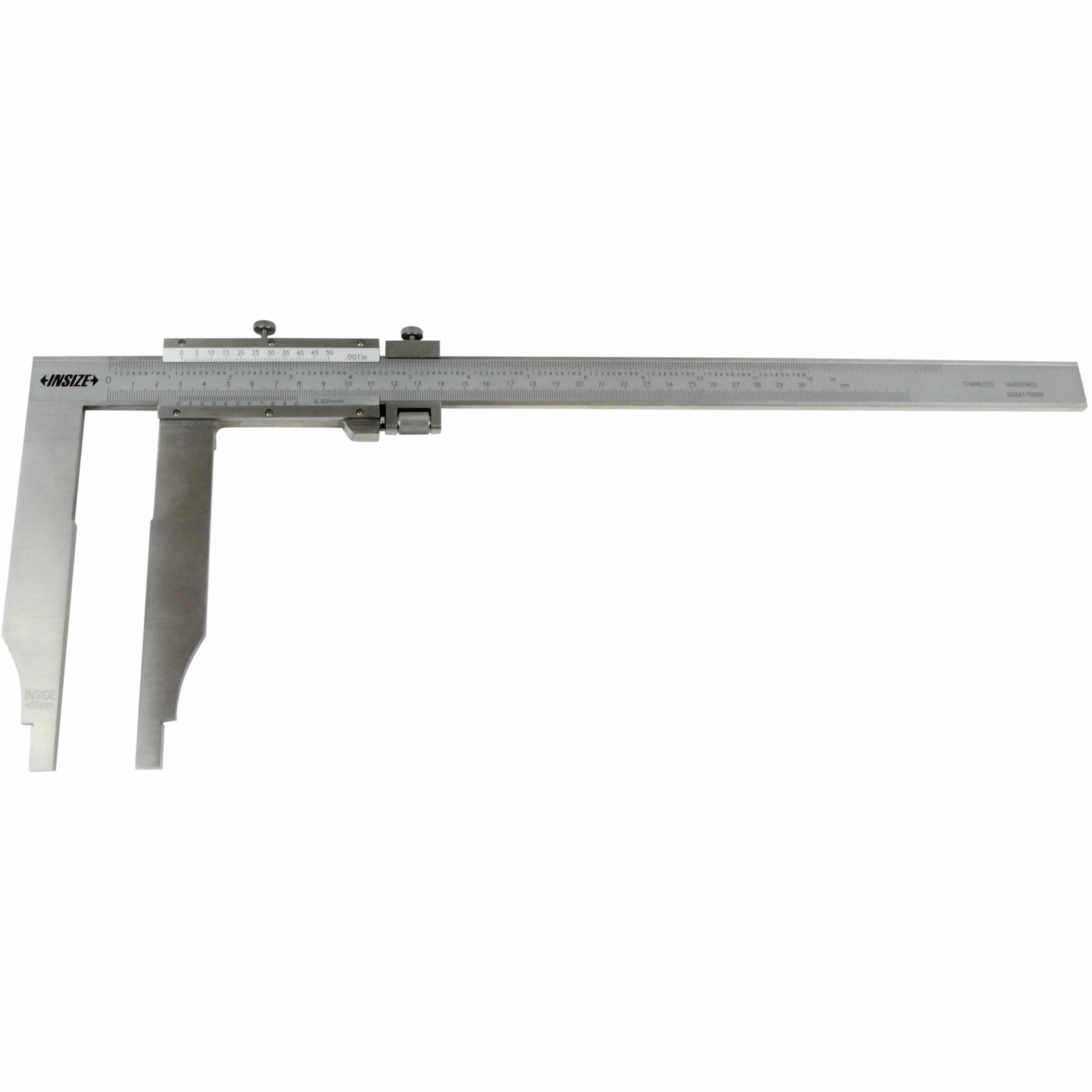 INSIZE Measuring Equipment Insize Long Jaw Vernier Caliper 0-300mm/0-12" Range Series 1215-322