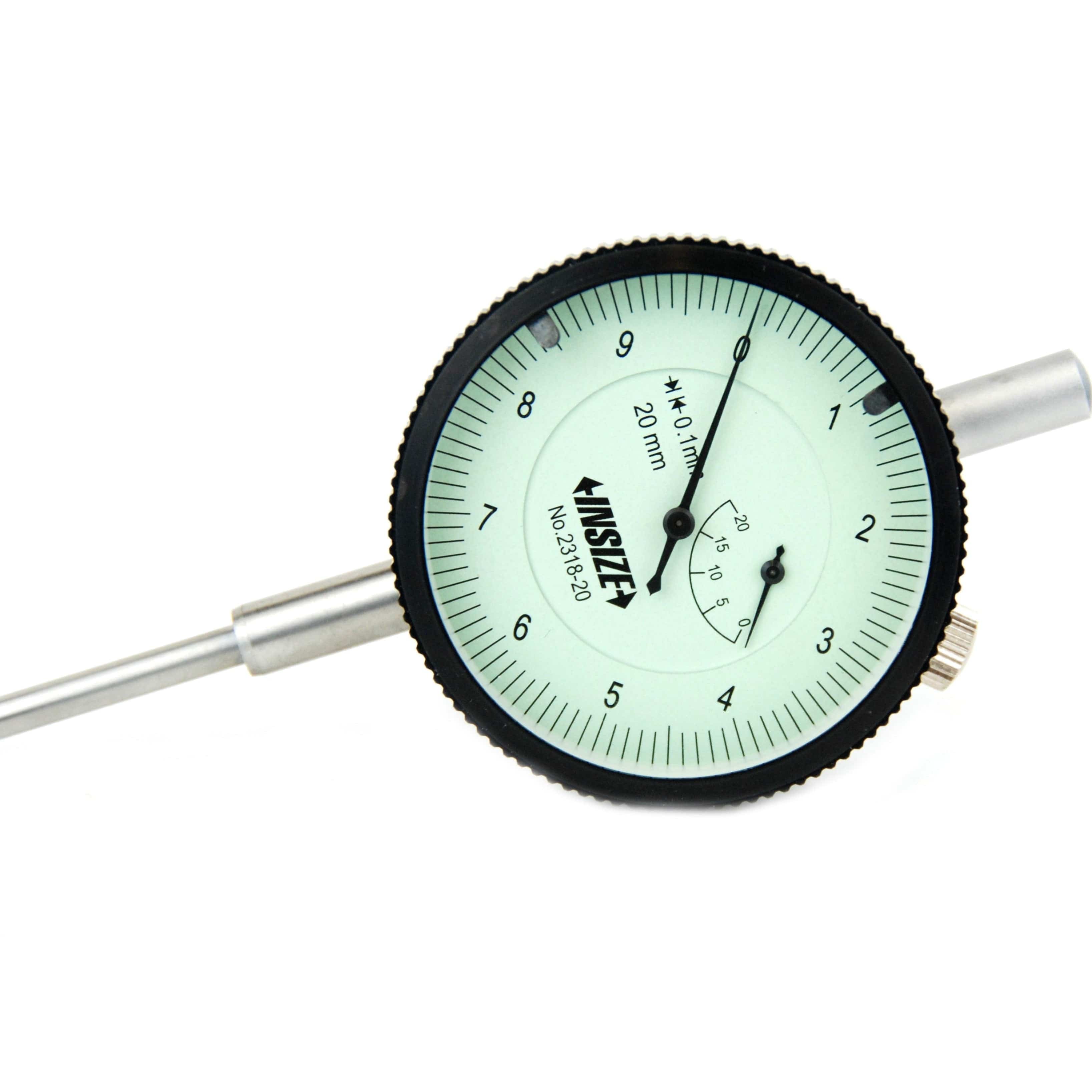 INSIZE Measuring Equipment Insize Lug Back Dial Indicator 20mm Range Series 2318-20