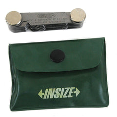 INSIZE Measuring Equipment Insize Metric 60° & Whitworth 55° Screw Pitch Gauge 0.4-7mm/4-62TPI Range Series 4820-450
