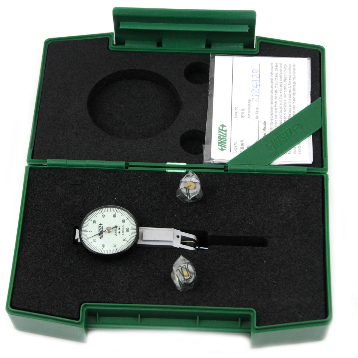 INSIZE Measuring Equipment Insize Metric Dial Indicator 0.2 mm Range Series 2380-02