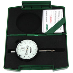 INSIZE Measuring Equipment Insize Metric Flat Back Dial Indicator 10mm Range Series 2308-10FA