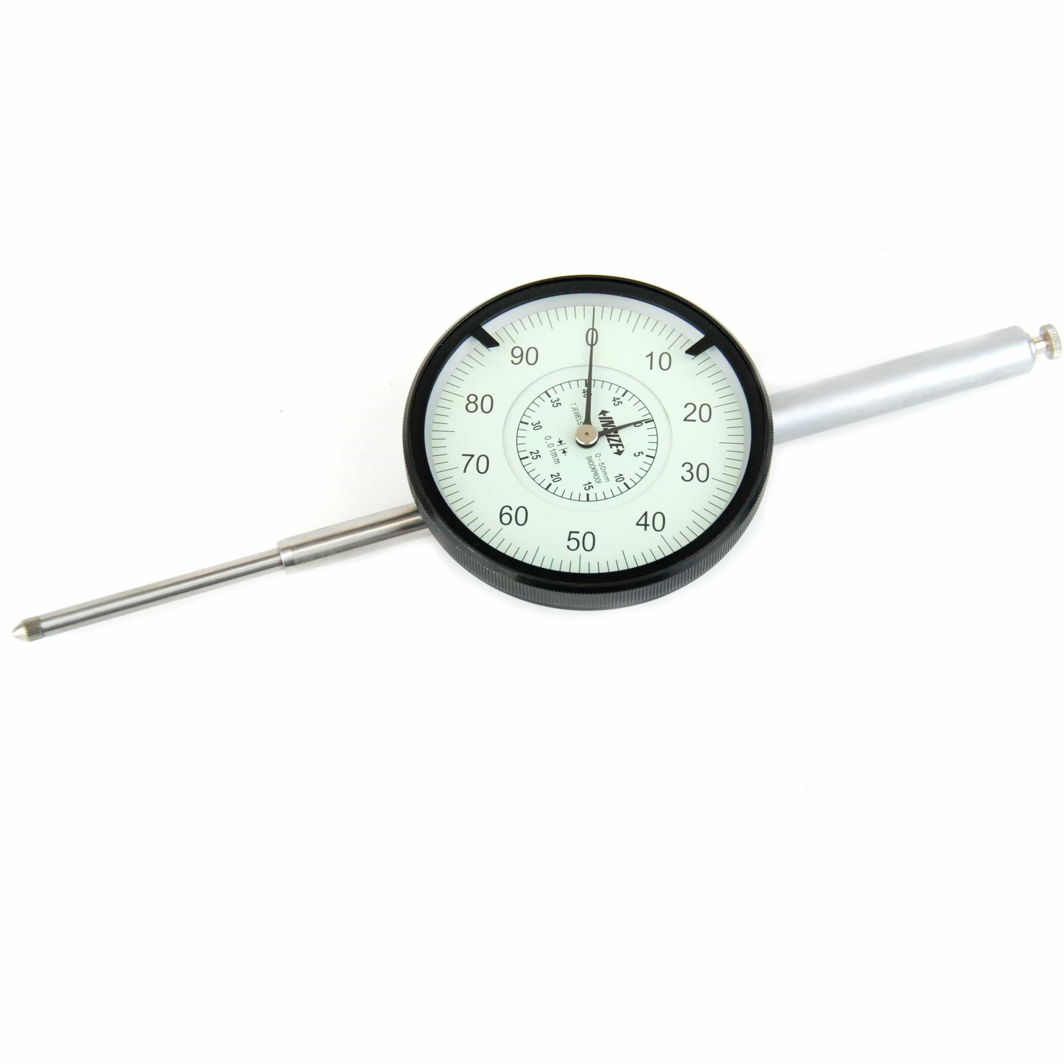 INSIZE Measuring Equipment Insize Metric Long Stroke Dial Indicator 50mm Range Series 2309-50
