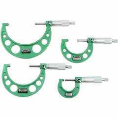 INSIZE Measuring Equipment Insize Metric Outside Micrometer Set 0-100mm Range Series 3203-1004A