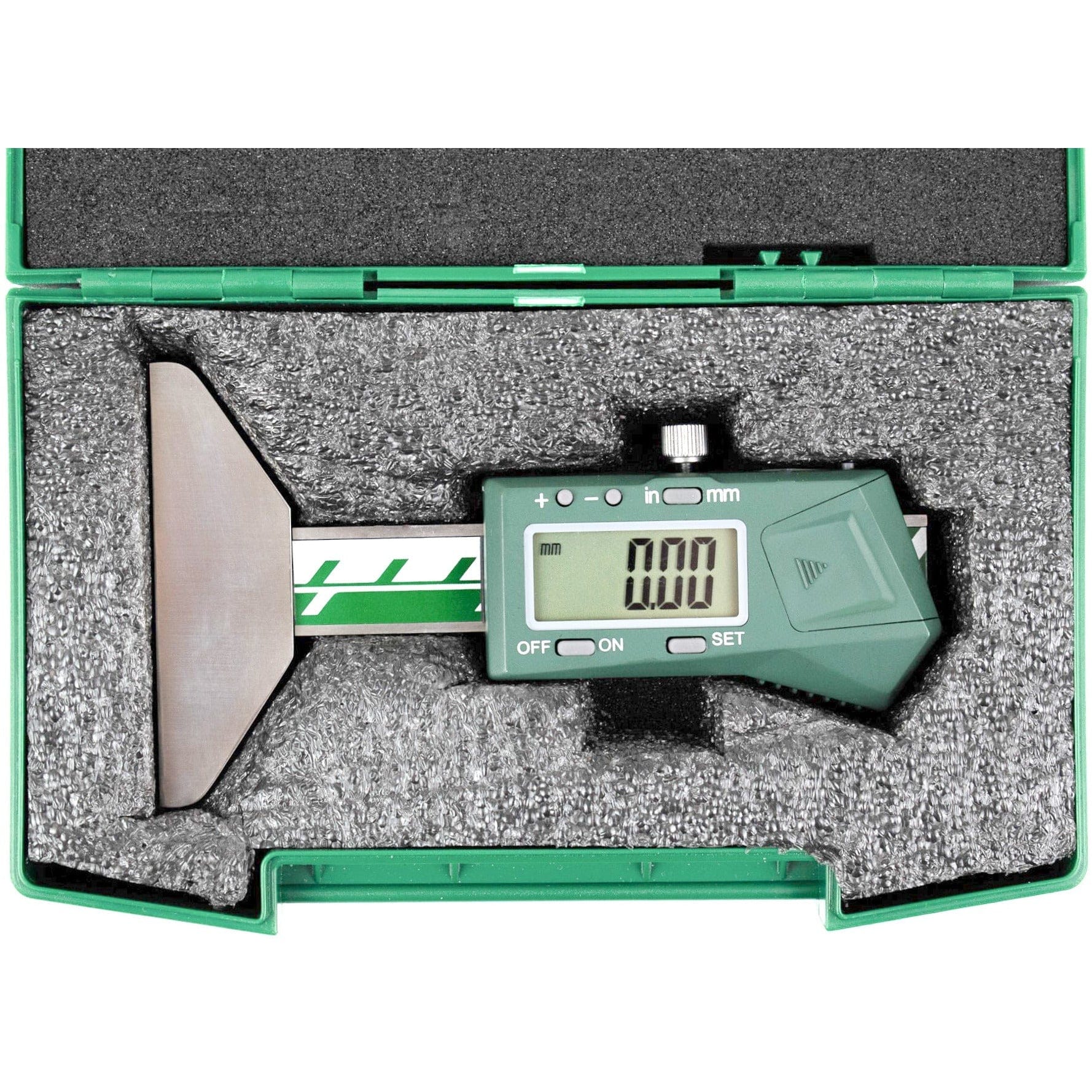 INSIZE Measuring Equipment Insize Mini Digital Depth Gauge W/ Round Bar 114mm Range Series 1140-25