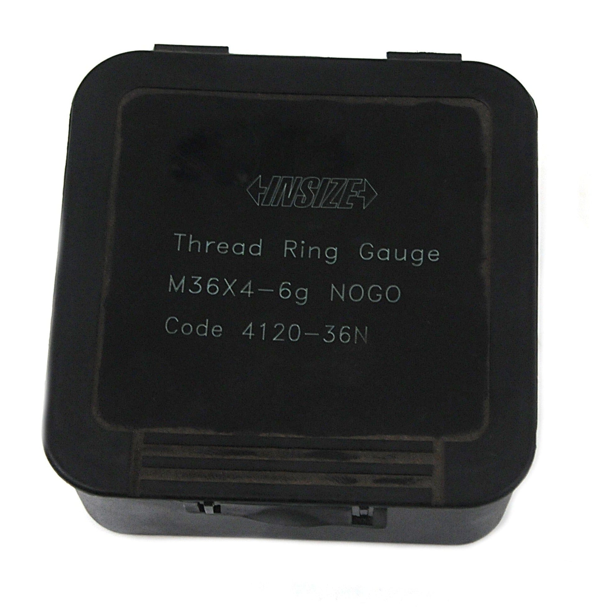 INSIZE Measuring Equipment Insize NOGO Thread Ring Gauge M36X4 Series 4120-36N