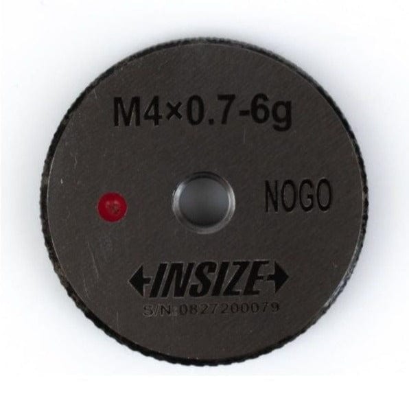 INSIZE Measuring Equipment Insize NOGO Thread Ring Gauge M4X07 Series 4120-4N
