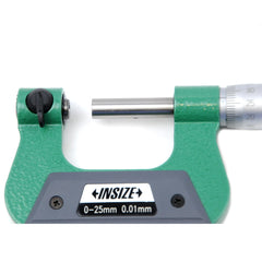 INSIZE Measuring Equipment Insize Non-Rotating Micrometer with Anvil/spindle tips 0-25mm Range Series 3280-25A