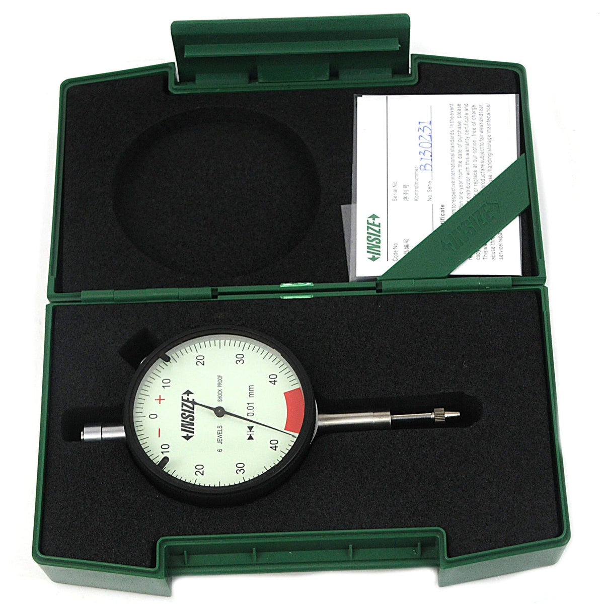 INSIZE Measuring Equipment Insize One Revolution Dial Indicator Range Series 2306-1F