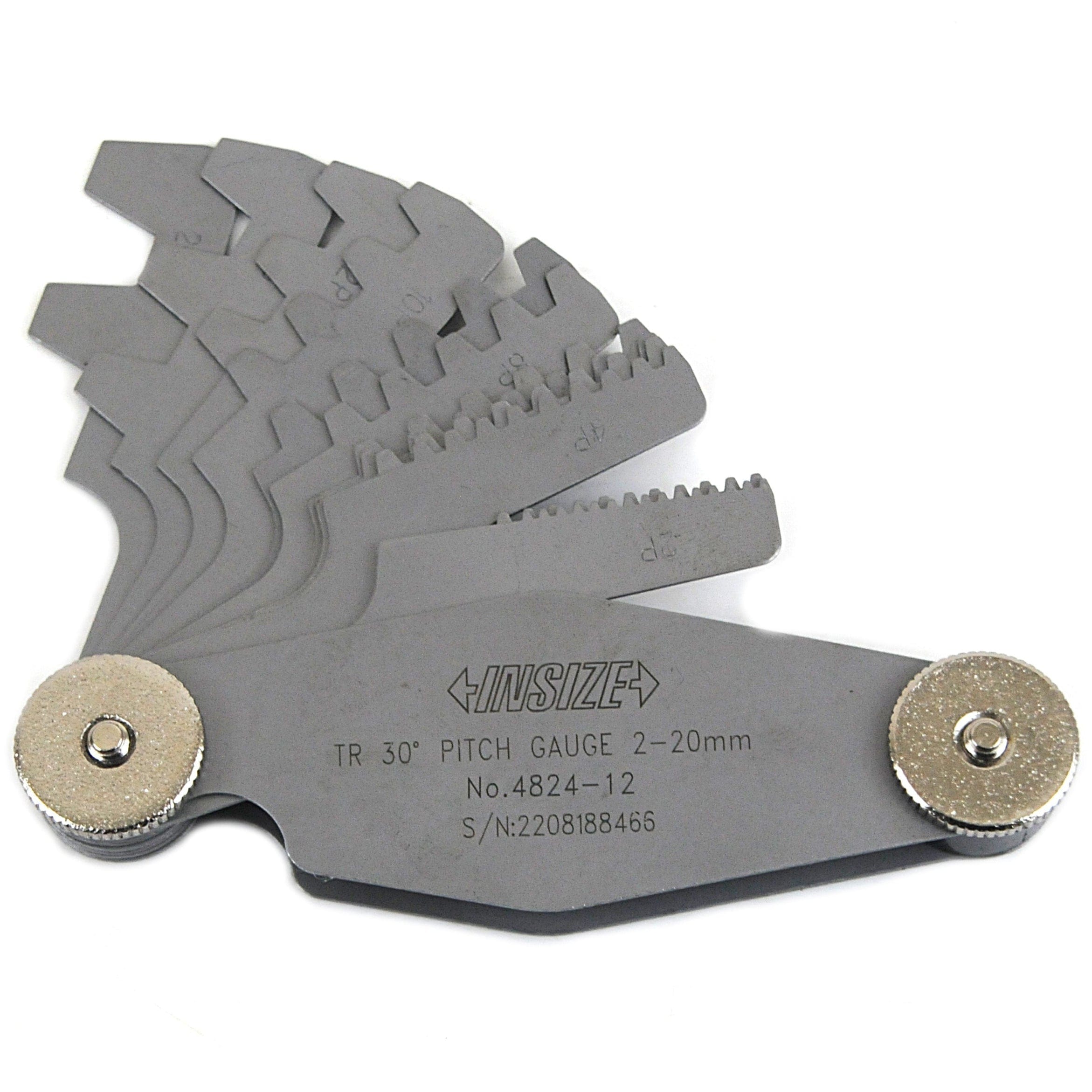 INSIZE Measuring Equipment Insize Pitch Gauge 2-20mm Range Series 4824-12