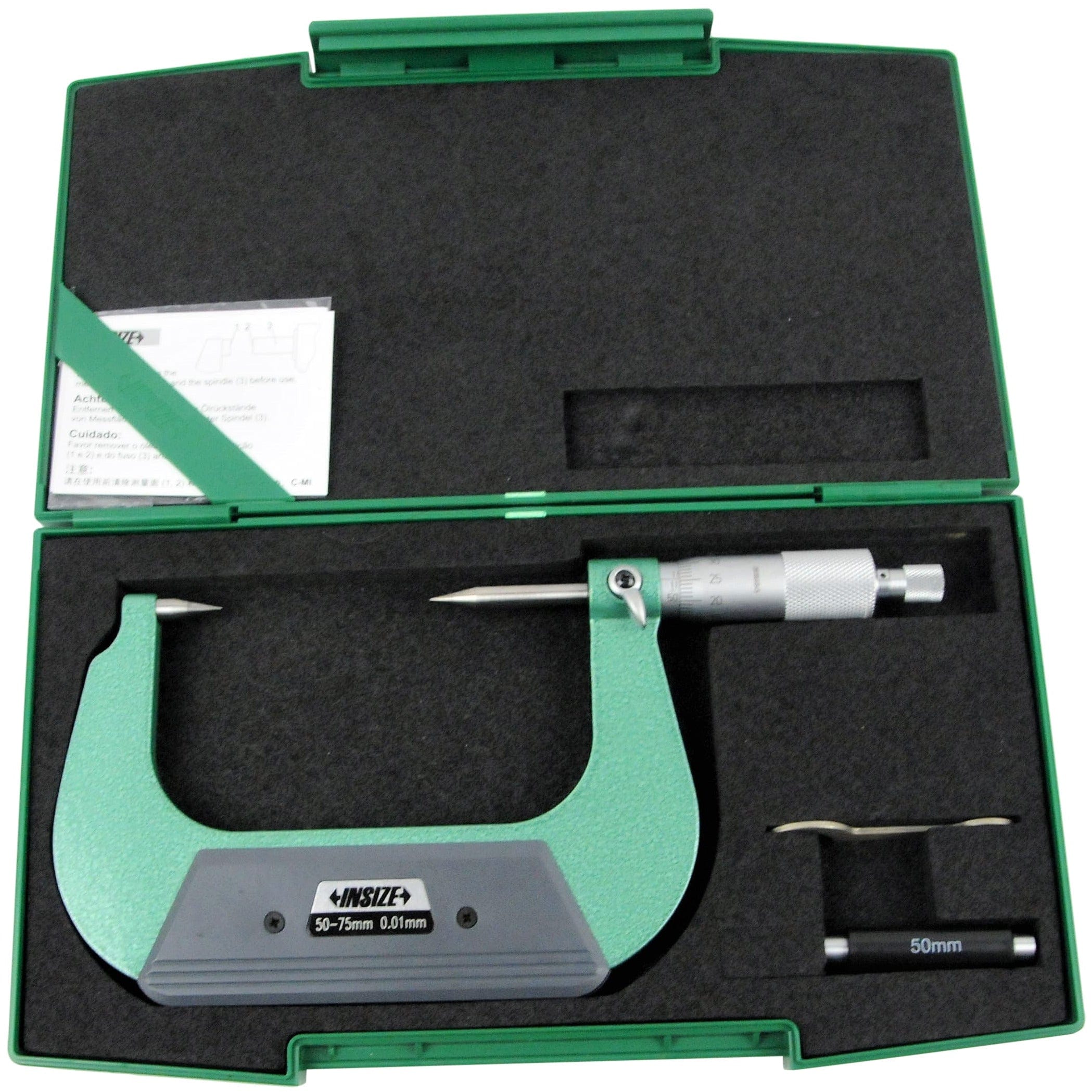 INSIZE Measuring Equipment Insize Point Micrometer 50-75mm Range Series 3230-75A