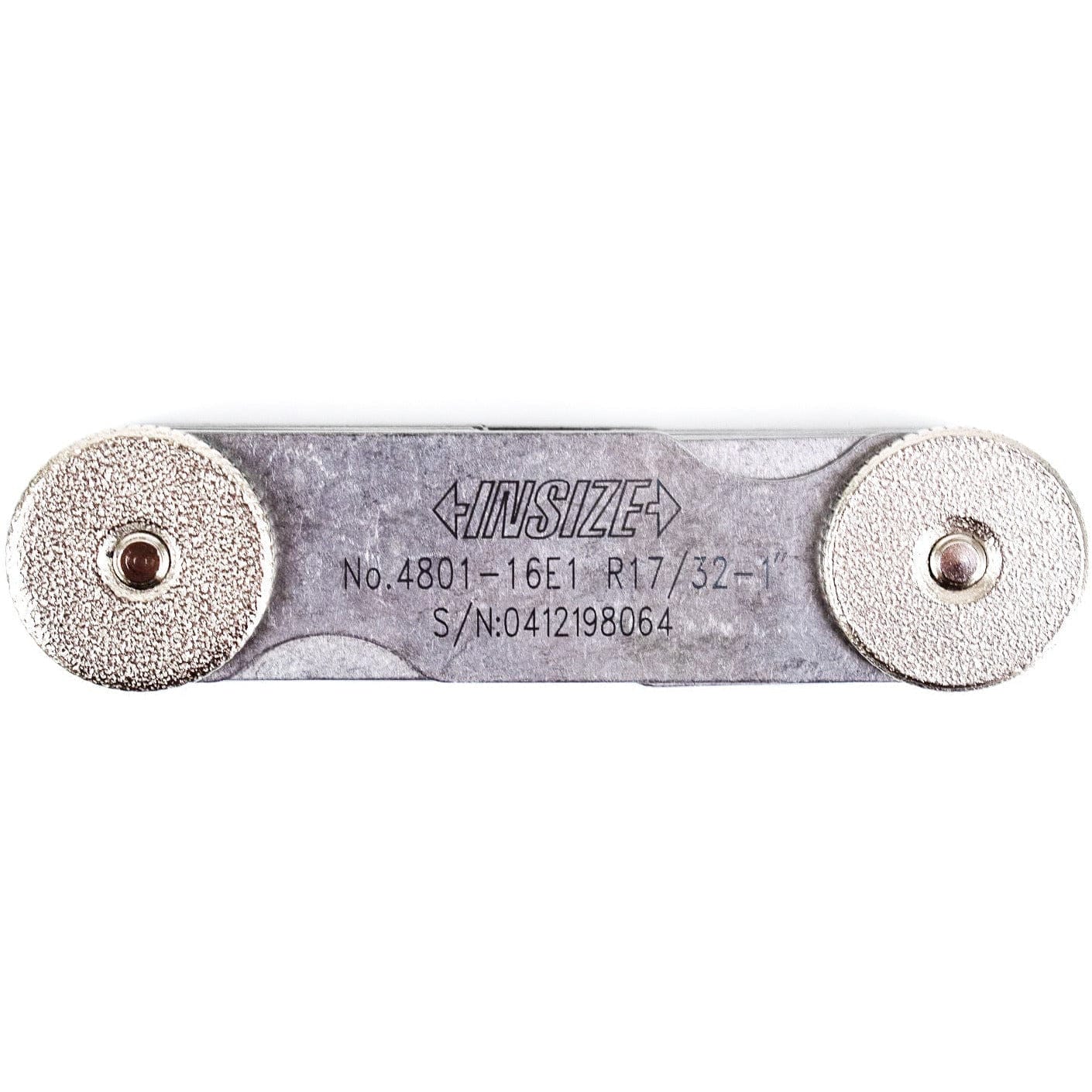 INSIZE MEASURING EQUIPMENT Insize Radius Gauge Set 17/32"-1" Range Series 4801-16E1