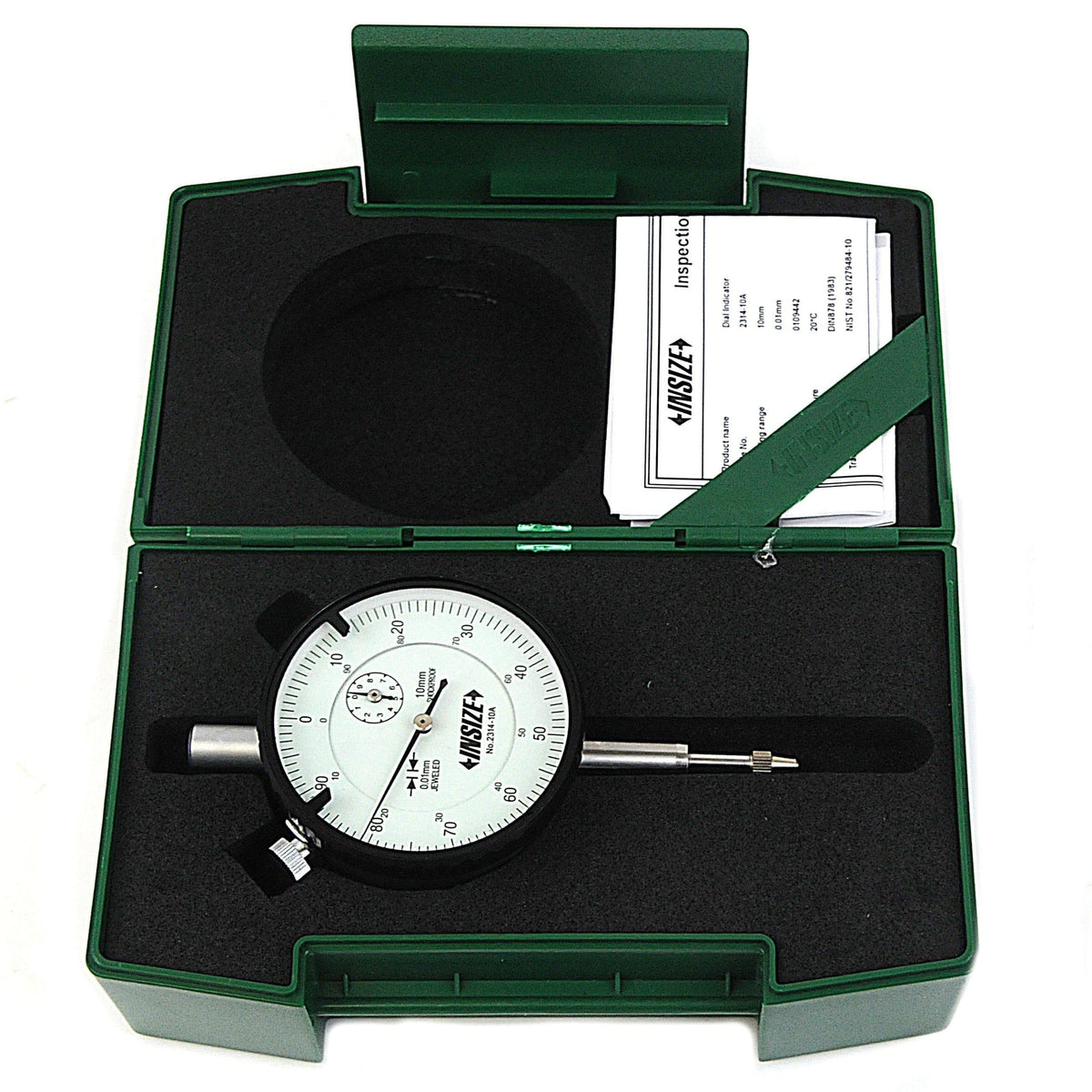 INSIZE Measuring Equipment Insize Shockproof Dial Indicator 10mm Range Series 2314-10A