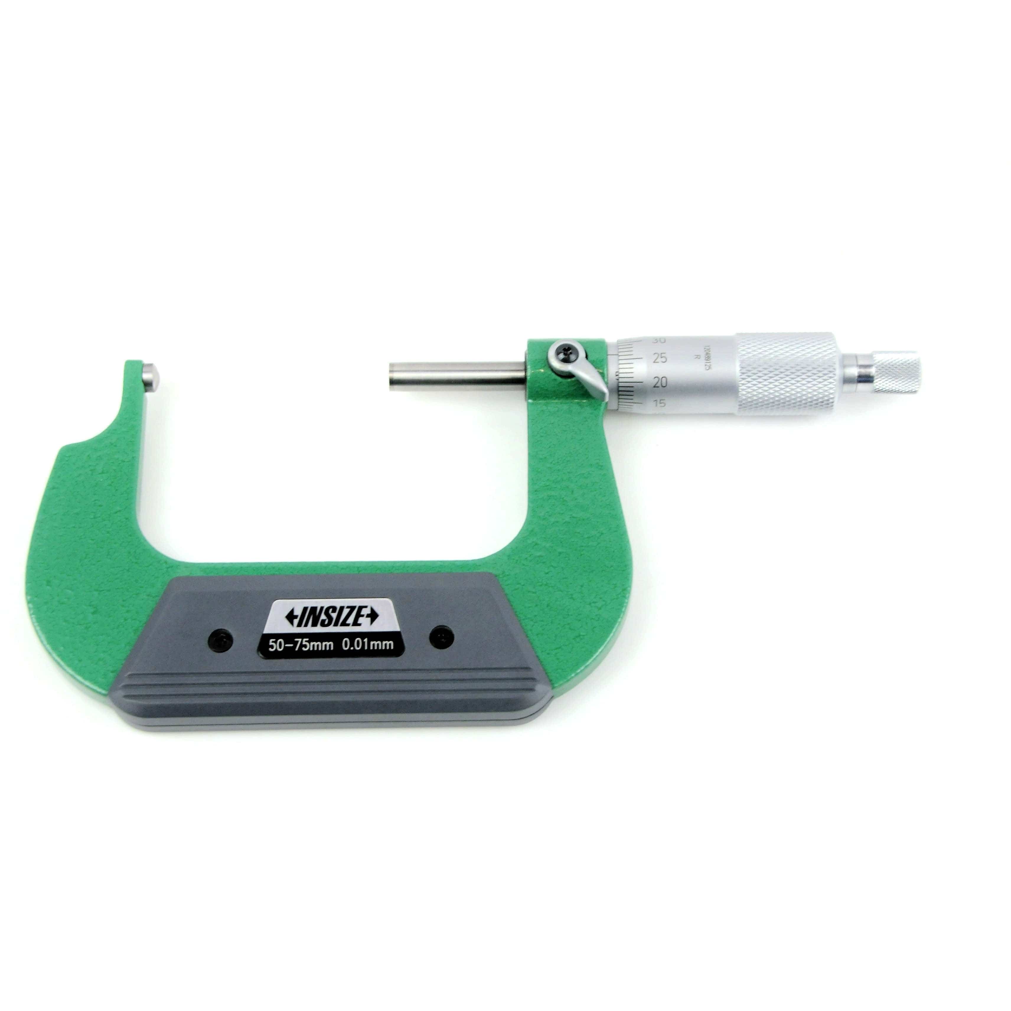 INSIZE Measuring Equipment Insize Spherical Anvil Tube Micrometer 50-75mm Type A Series 3260-75A