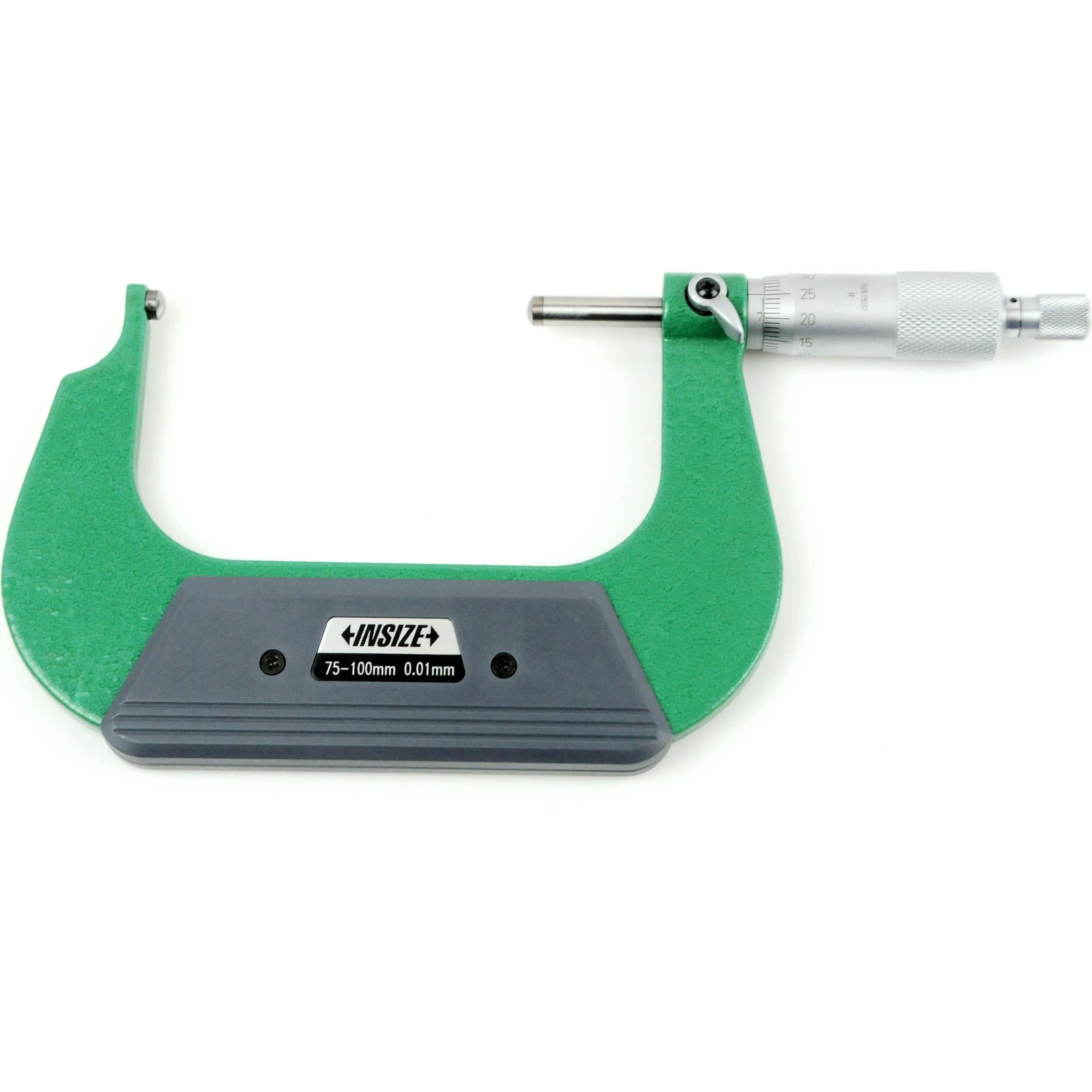 INSIZE Measuring Equipment Insize Spherical Anvil Tube Micrometer 75-100mm Type B Series 3260-100SA