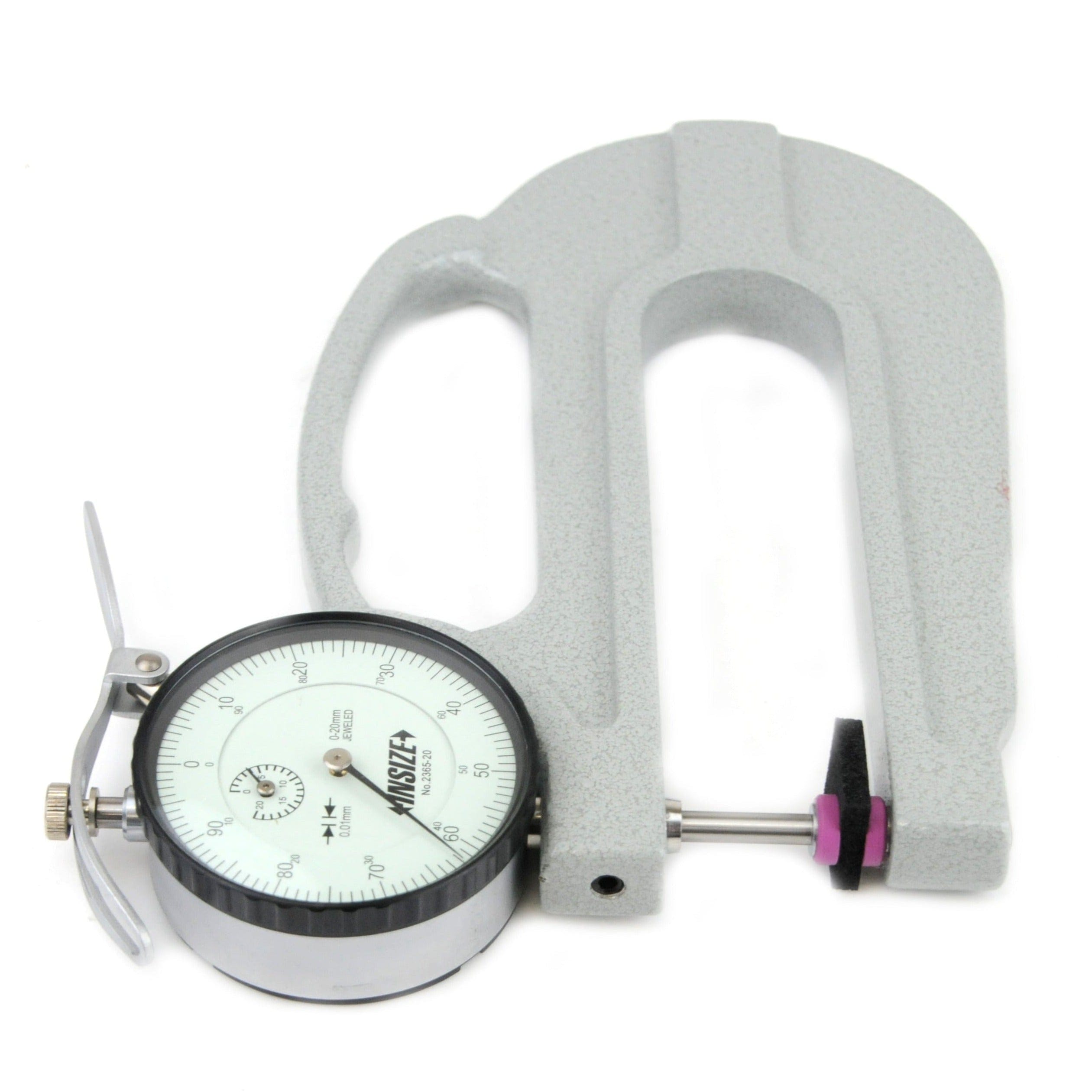 INSIZE Measuring Equipment Insize Thickness Gauge 0-20mm x 0.01mm Range Series 2365-20