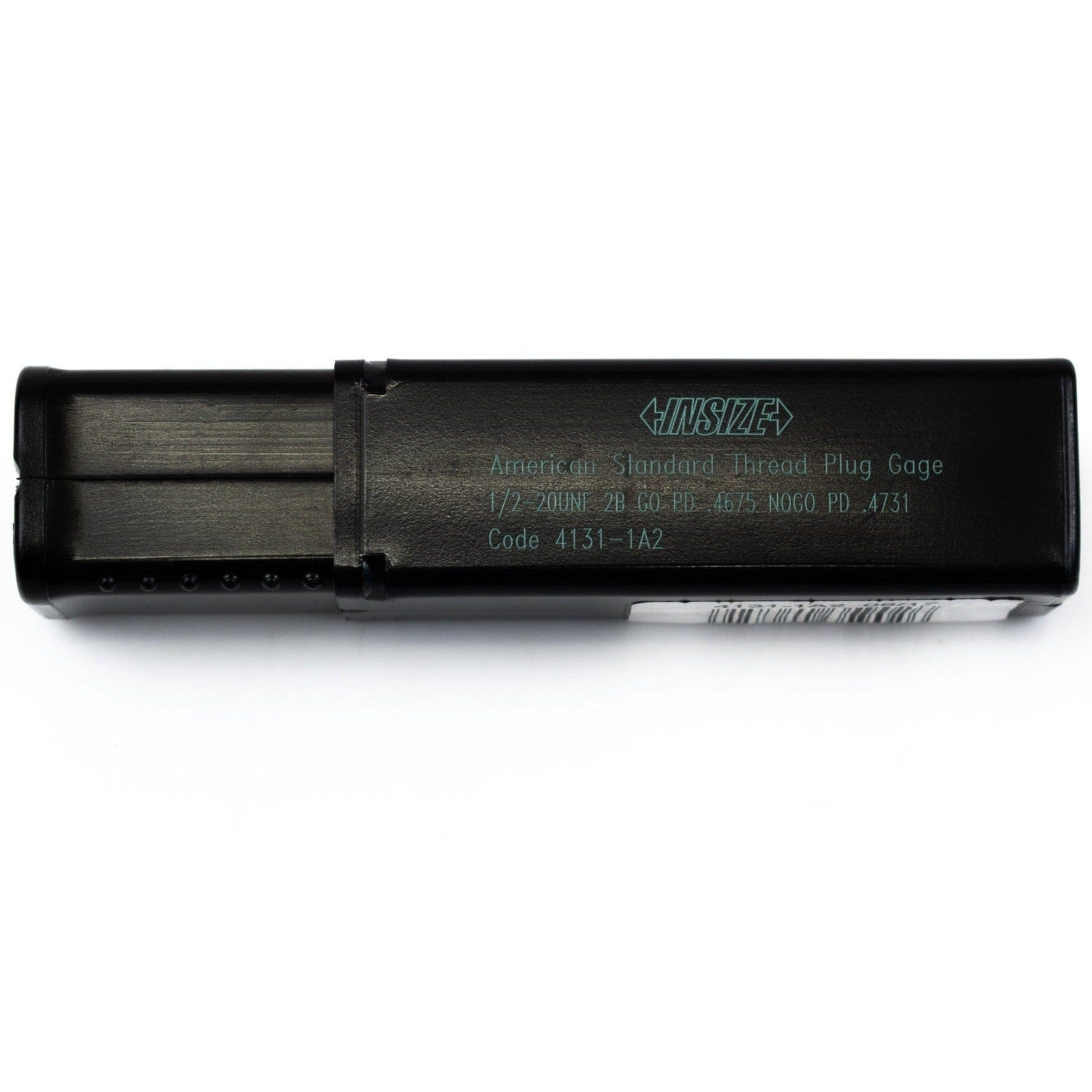 INSIZE Measuring Equipment Insize Thread GO NOGO Plug Gauge 1/2"-20 UNF Series 4131-1A2