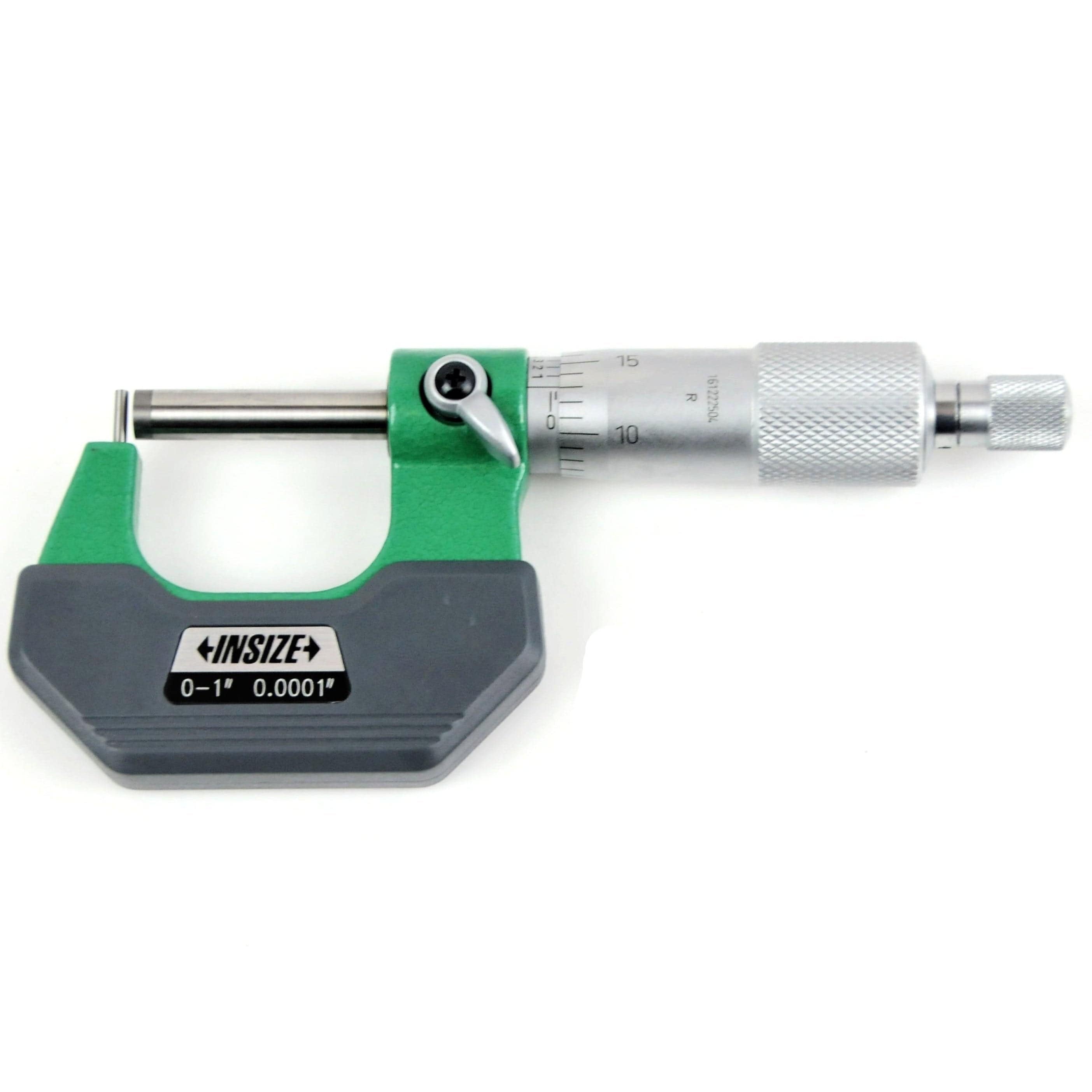 INSIZE Measuring Equipment Insize Type A Cylindrical Anvil Micrometer 0-1" Range Series 3261-1