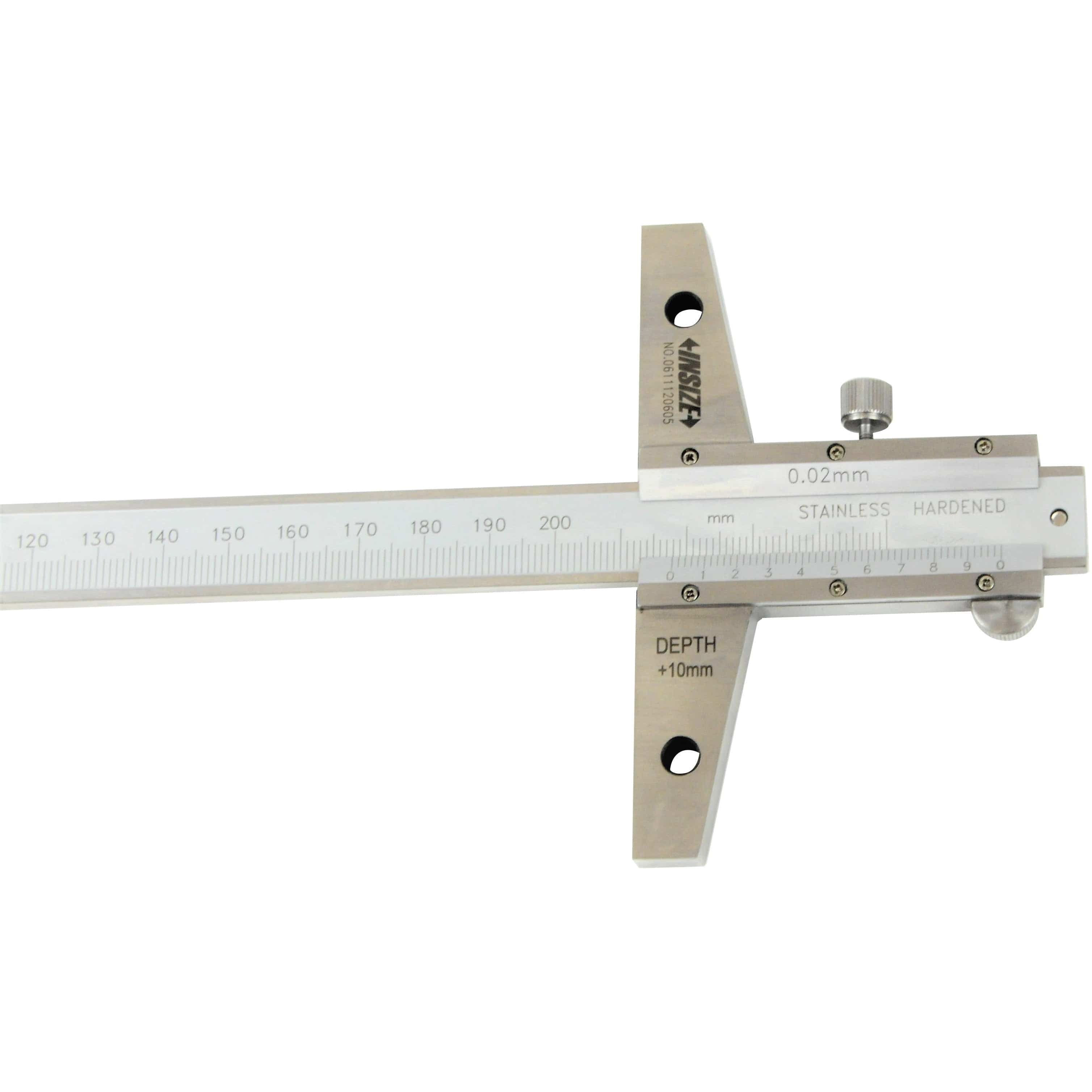 INSIZE Measuring Equipment Insize Vernier Hook Depth Gauge 0-200mm Range Series 1248-2001
