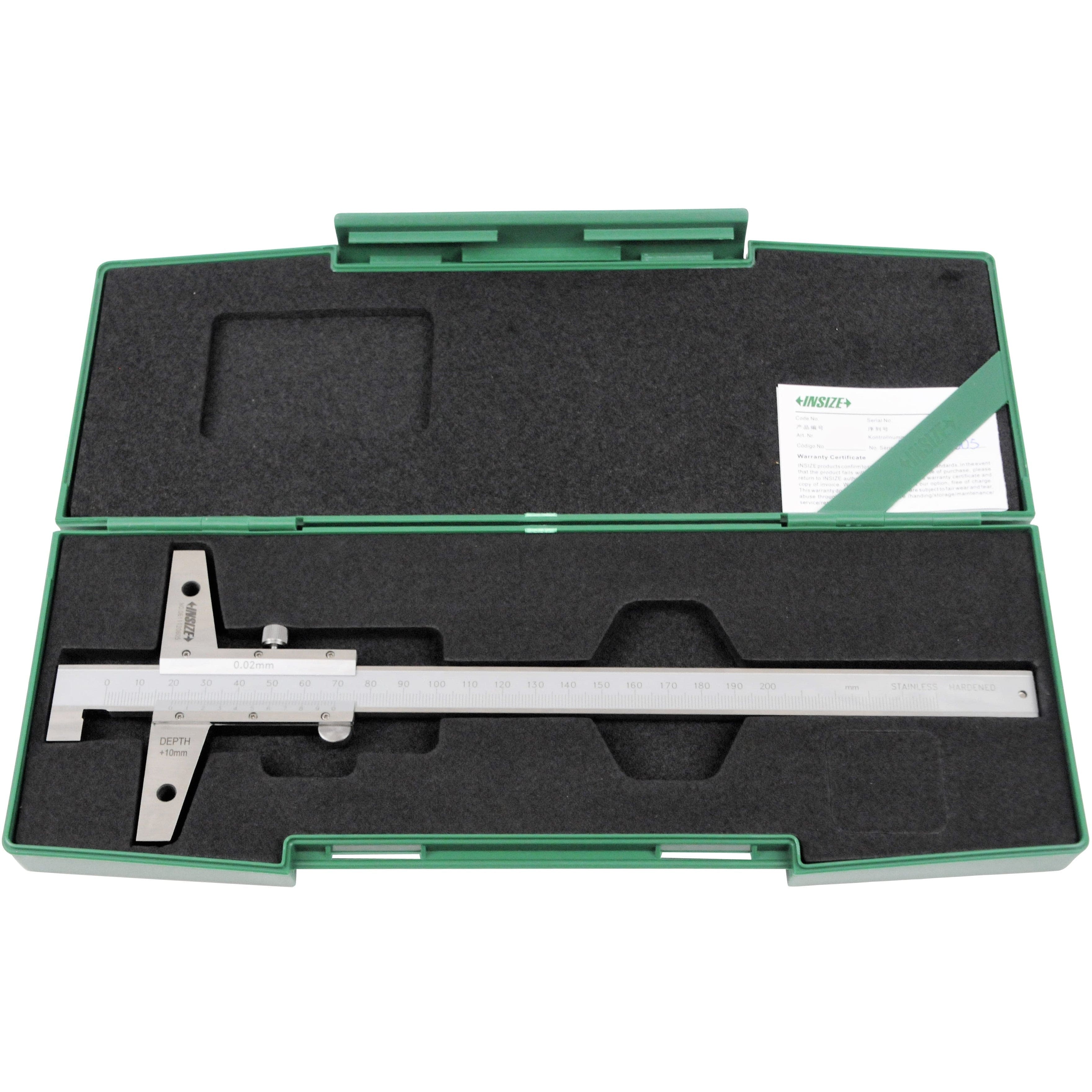 INSIZE Measuring Equipment Insize Vernier Hook Depth Gauge 0-200mm Range Series 1248-2001