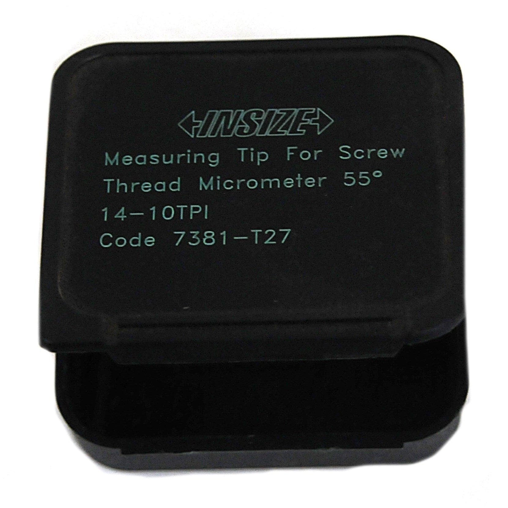 INSIZE Measuring Equipment Insize Whitworth 55° Measuring Tip 14-10TPI Range Series 7381-T27