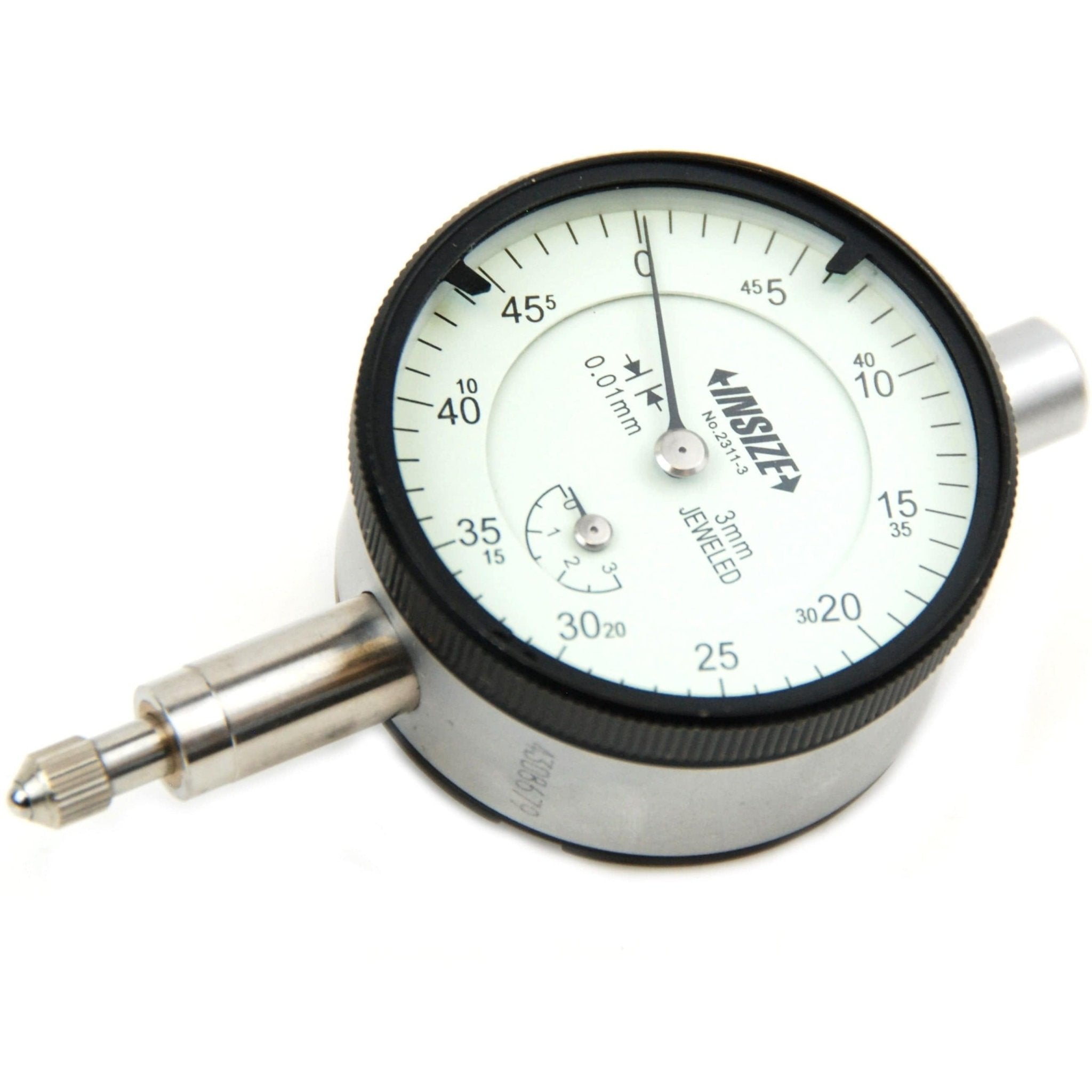 Insize Metric Compact Dial Indicator 3mm Range Series 2311-3F - Twin Eagle Imports