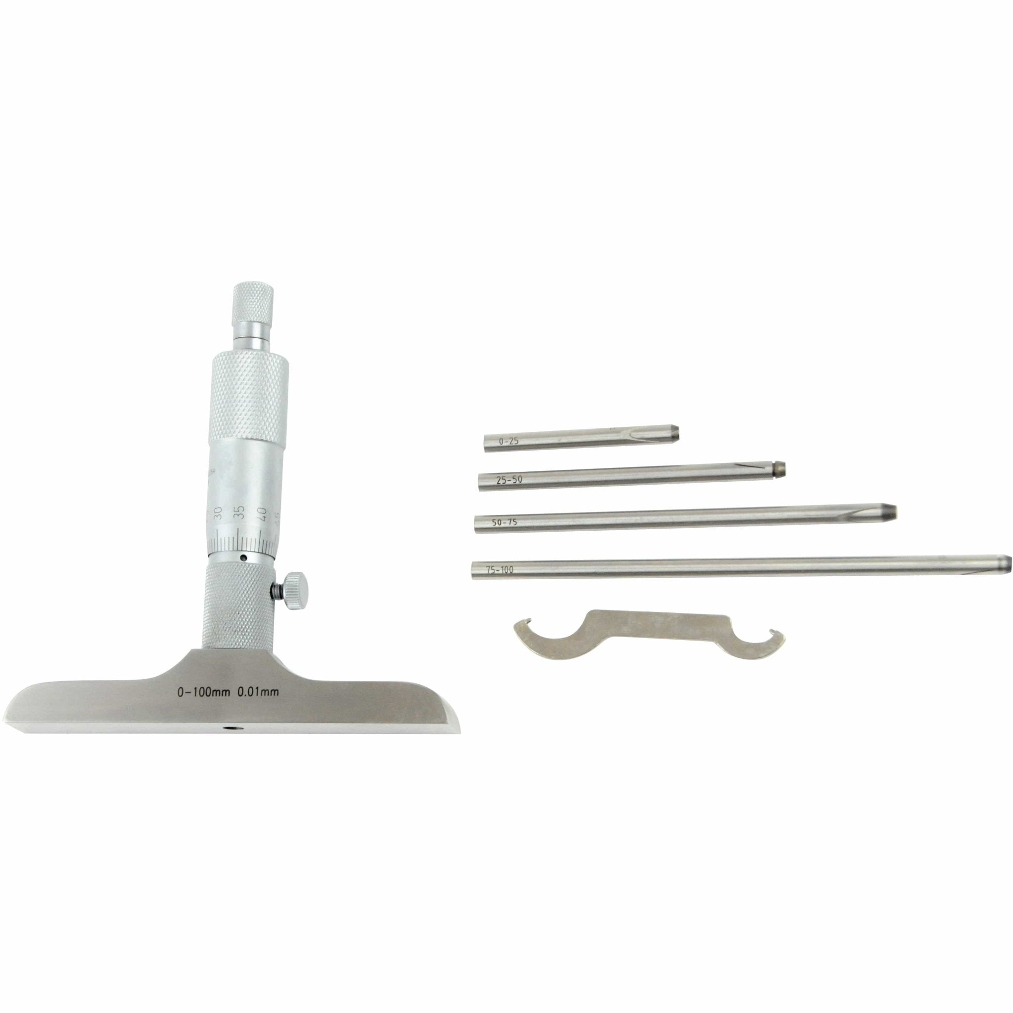 Insize Metric Depth Micrometer 0-100mm Range Series 3240 - 100 - Twin Eagle Imports