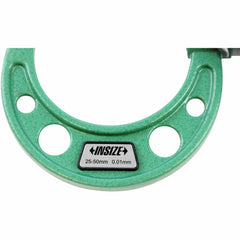 Insize Metric Outside Micrometer 25-50mm Range Series 3203-50A - Twin Eagle Imports