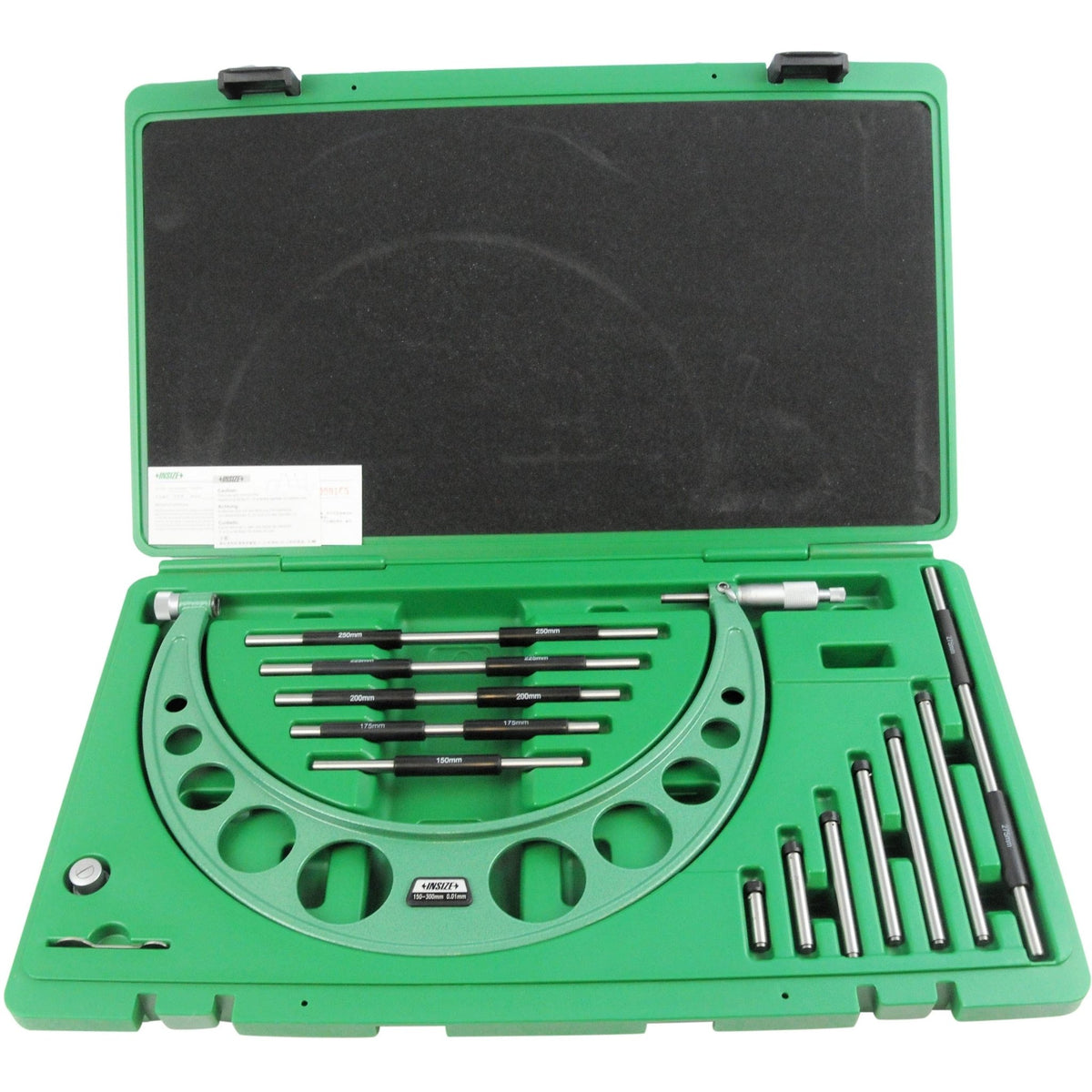Insize Metric Outside Micrometer 500-600mm Range Series 3206-600 - Twin Eagle Imports